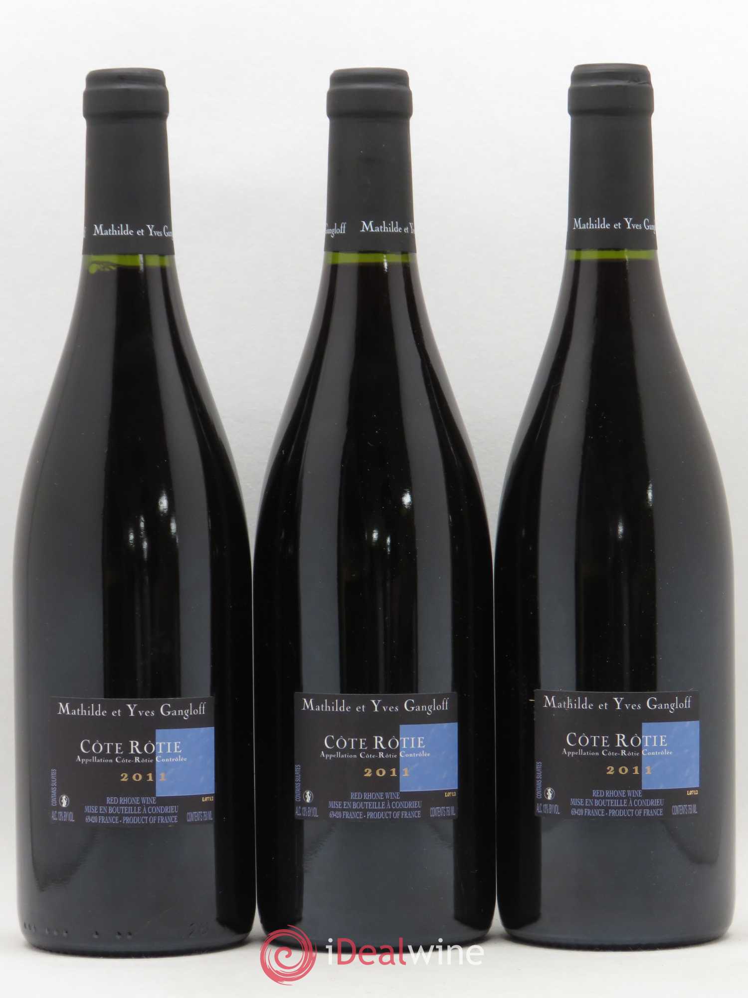 Côte-Rôtie La Barbarine Gangloff (Domaine) 2011 - Lot de 3 bouteilles - 1
