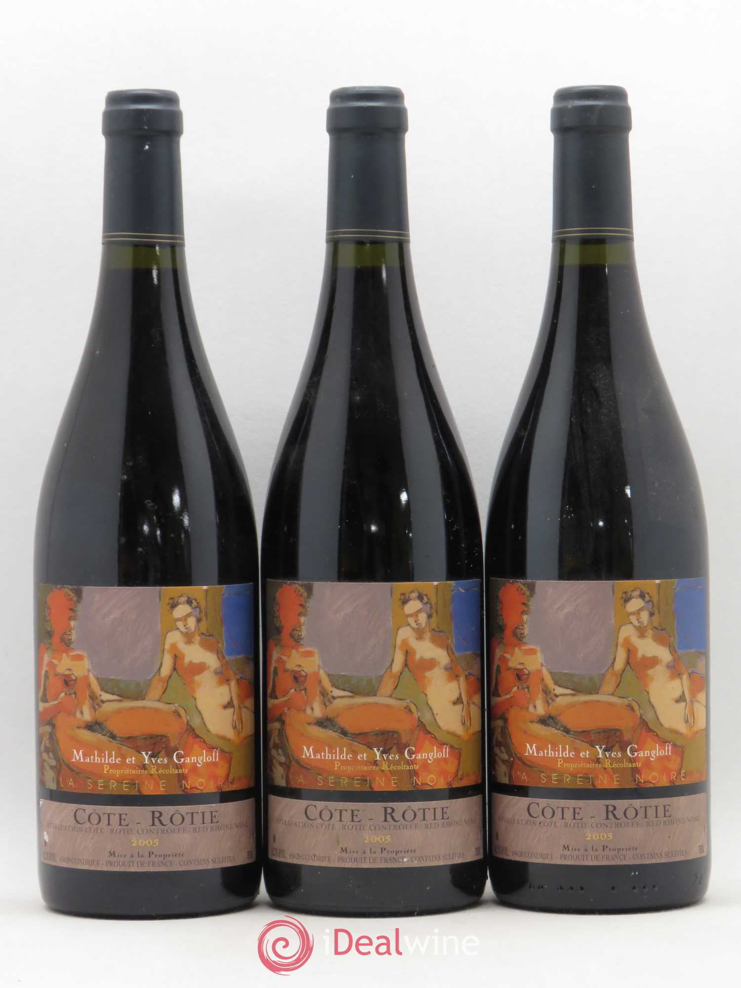 Côte-Rôtie La Sereine Noire Gangloff (Domaine) 2005 - Lot de 3 bouteilles - 0