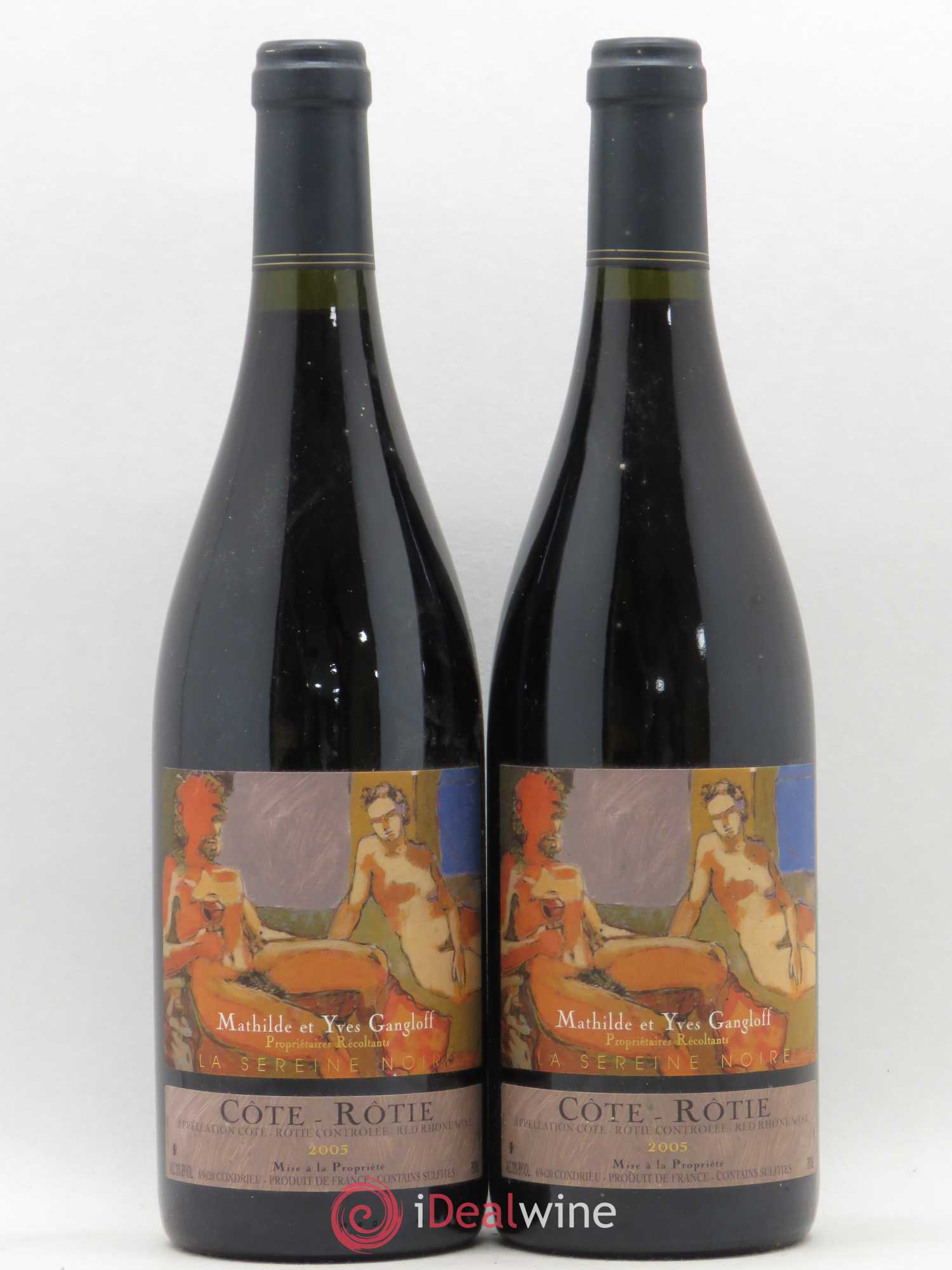 Côte-Rôtie La Sereine Noire Gangloff (Domaine) 2005 - Lot de 2 bouteilles - 0