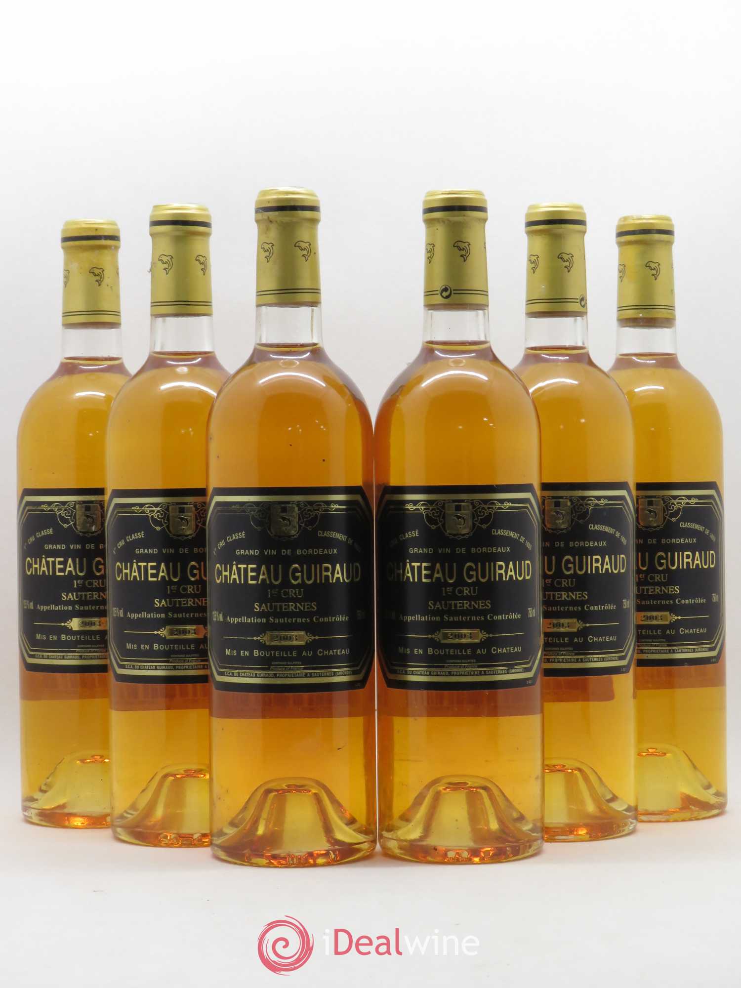 Château Guiraud 1er Grand Cru Classé 2003 - Lotto di 6 bottiglie - 0
