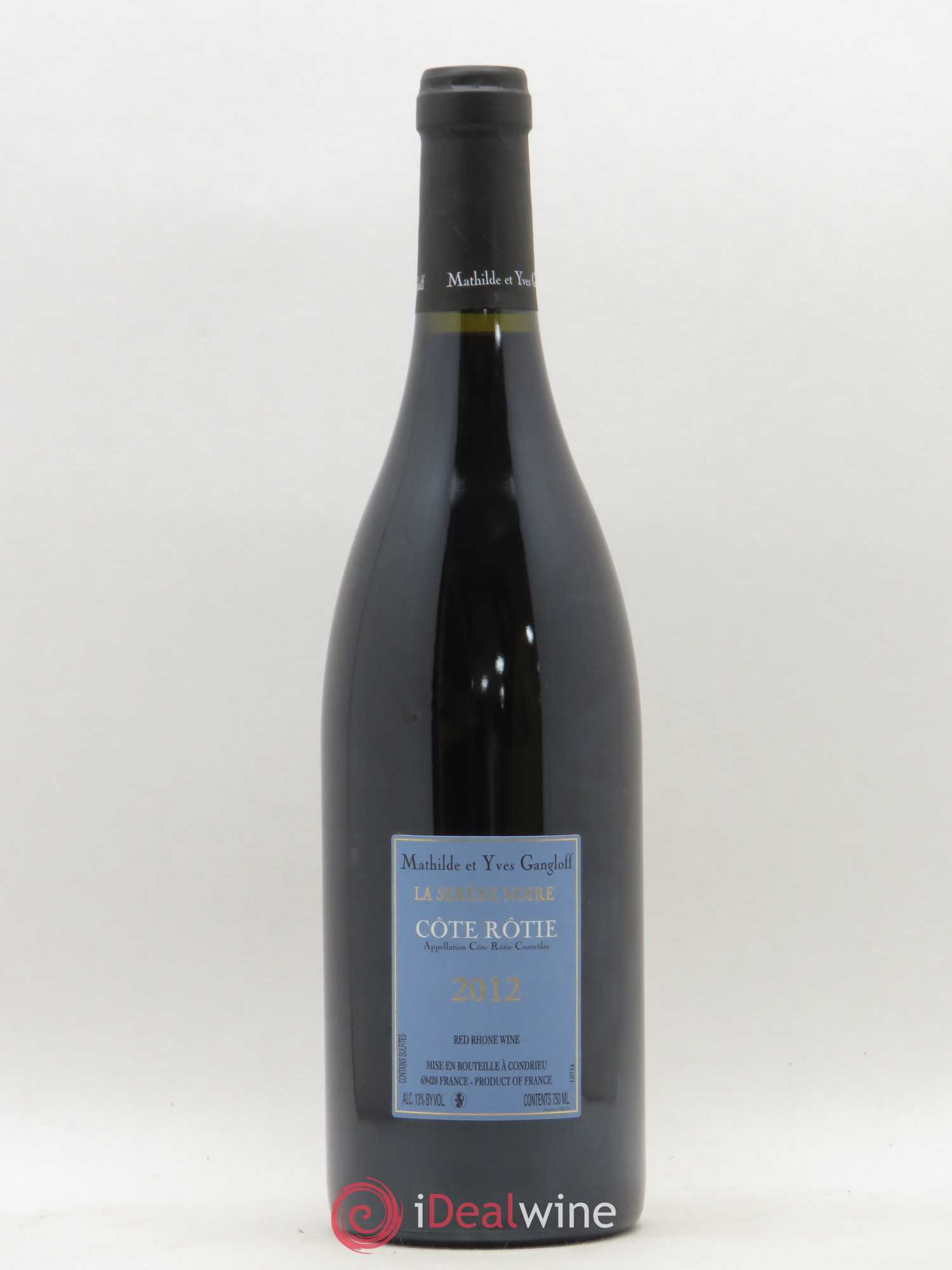 Côte-Rôtie La Sereine Noire Gangloff (Domaine) 2012 - Posten von 1 Flasche - 1