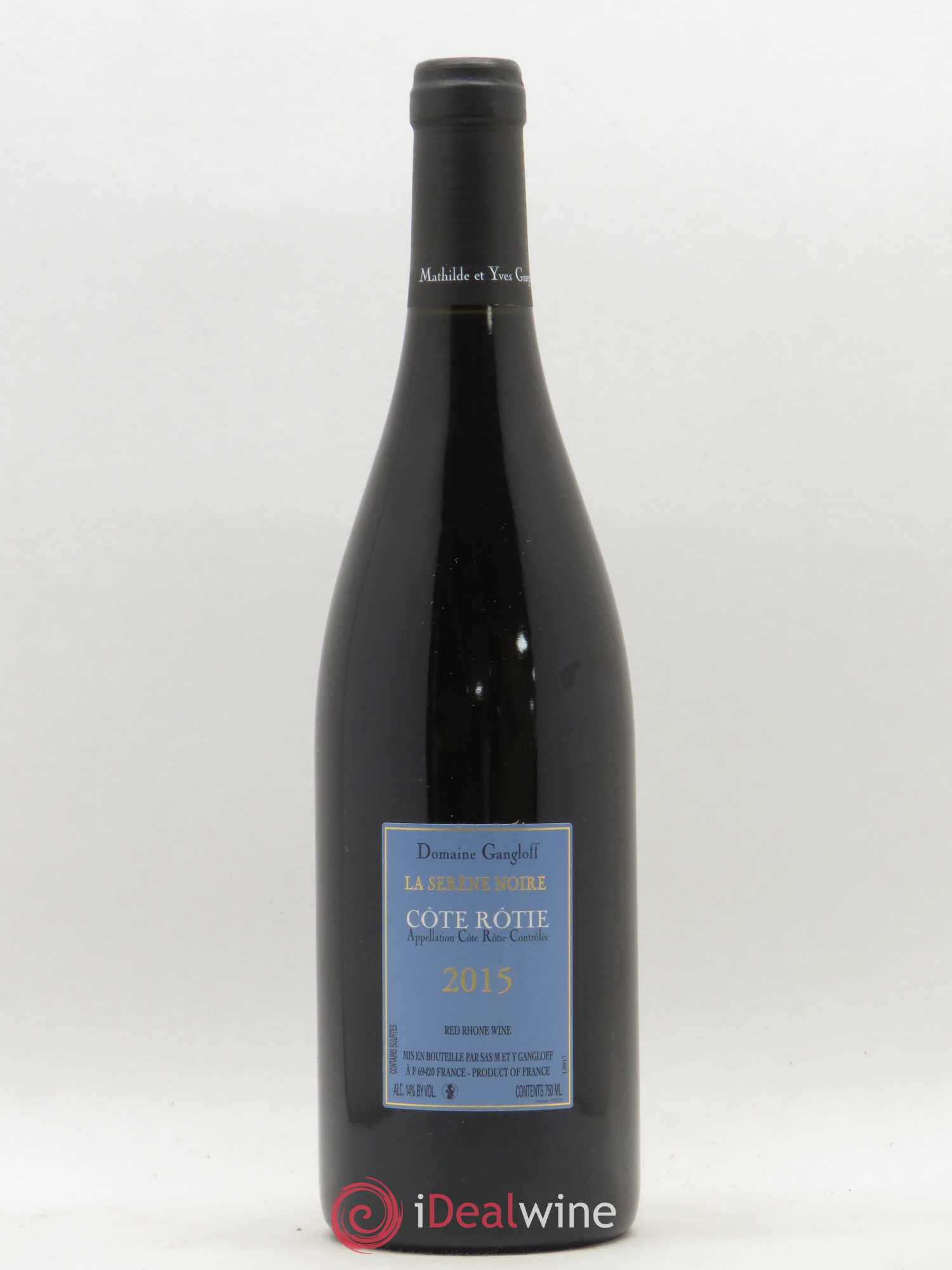 Côte-Rôtie La Sereine Noire Gangloff (Domaine) 2015 - Lot de 1 bouteille - 1