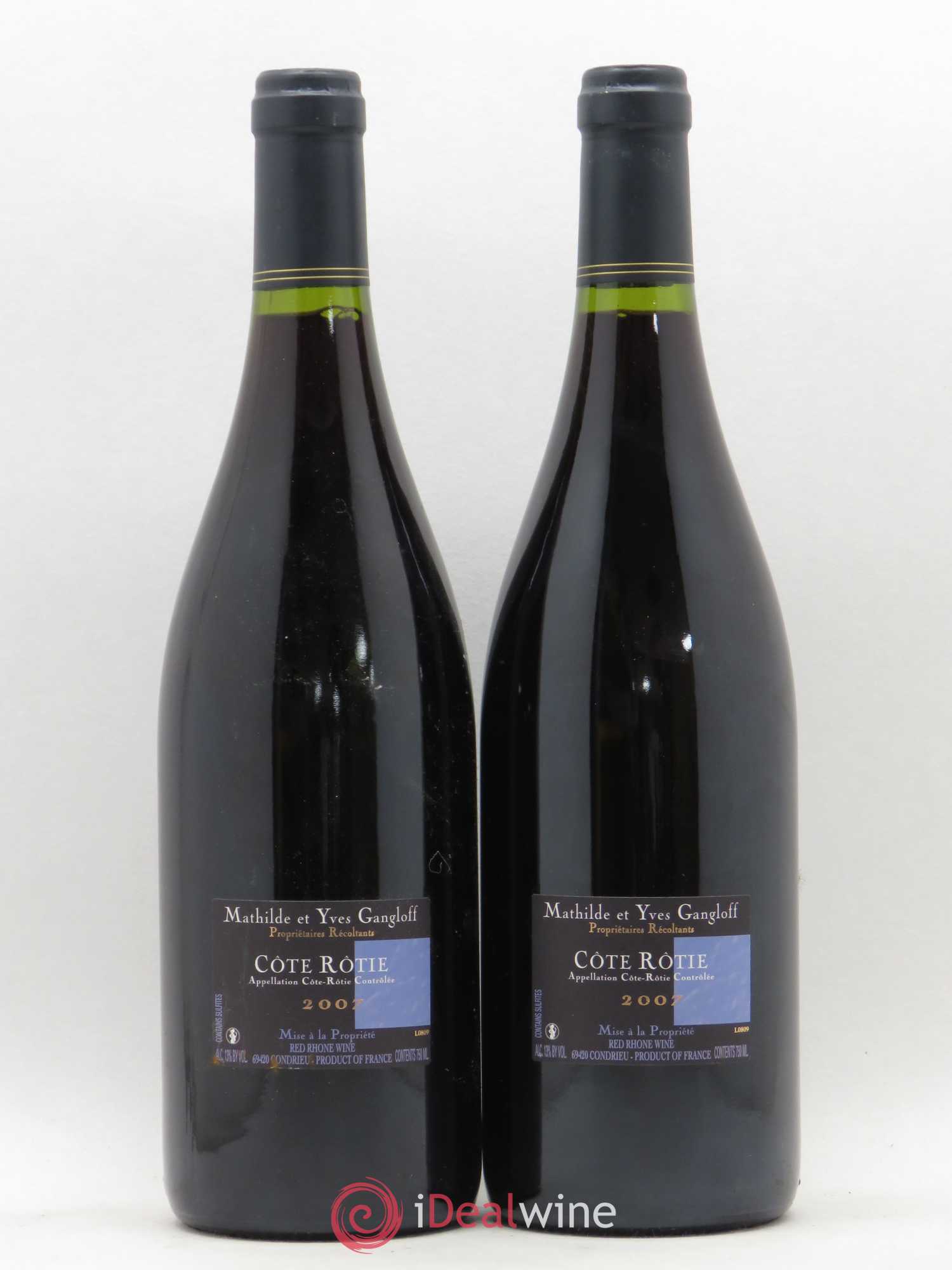 Côte-Rôtie La Barbarine Gangloff (Domaine) 2007 - Lot de 2 bouteilles - 1