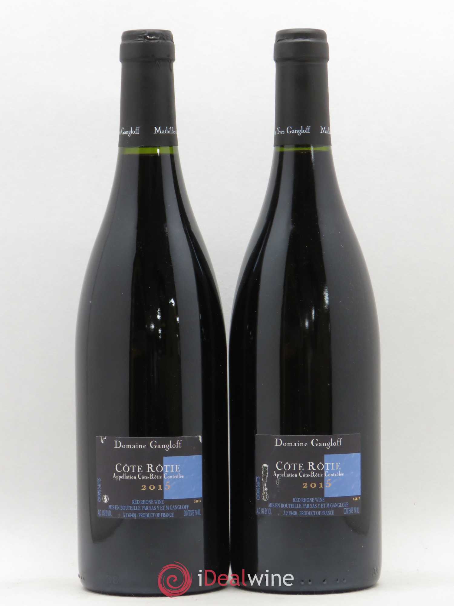 Côte-Rôtie La Barbarine Gangloff (Domaine) 2015 - Lot de 2 bouteilles - 1