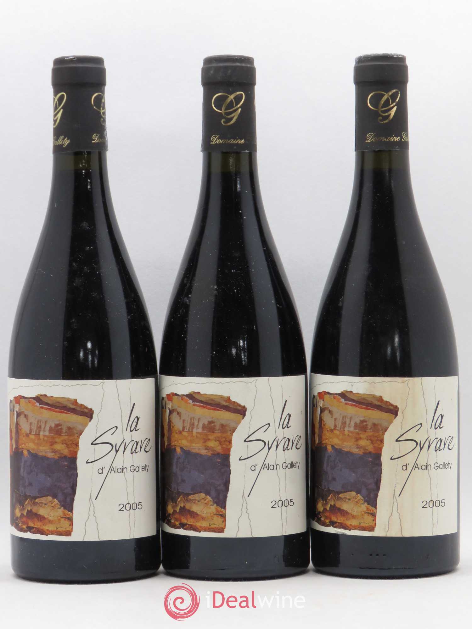 Côtes du Vivarais La Syrare Gallety (Domaine) 2005 - Lot de 3 bouteilles - 0