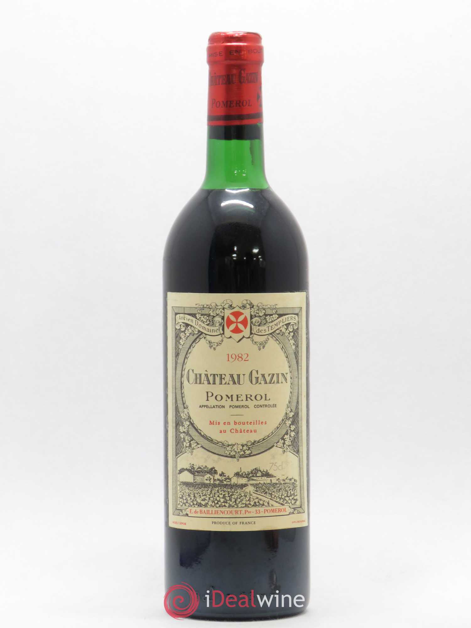 Château Gazin 1982 - Lot de 1 bouteille - 0