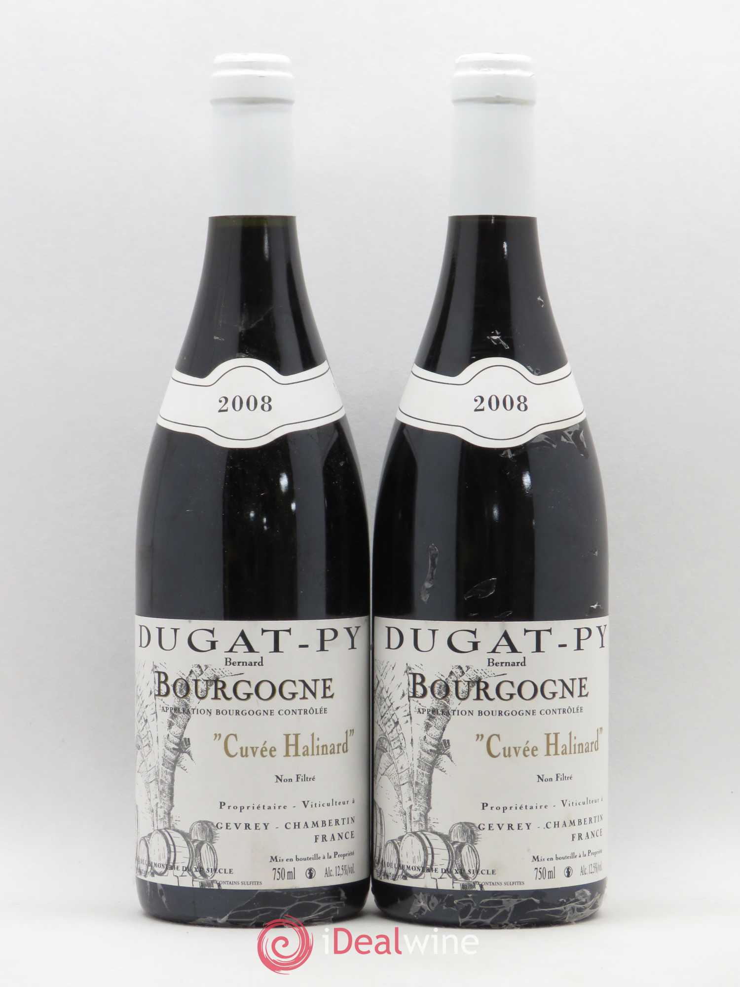 Bourgogne Cuvée Halinard Dugat-Py 2008 - Lot de 2 bouteilles - 0
