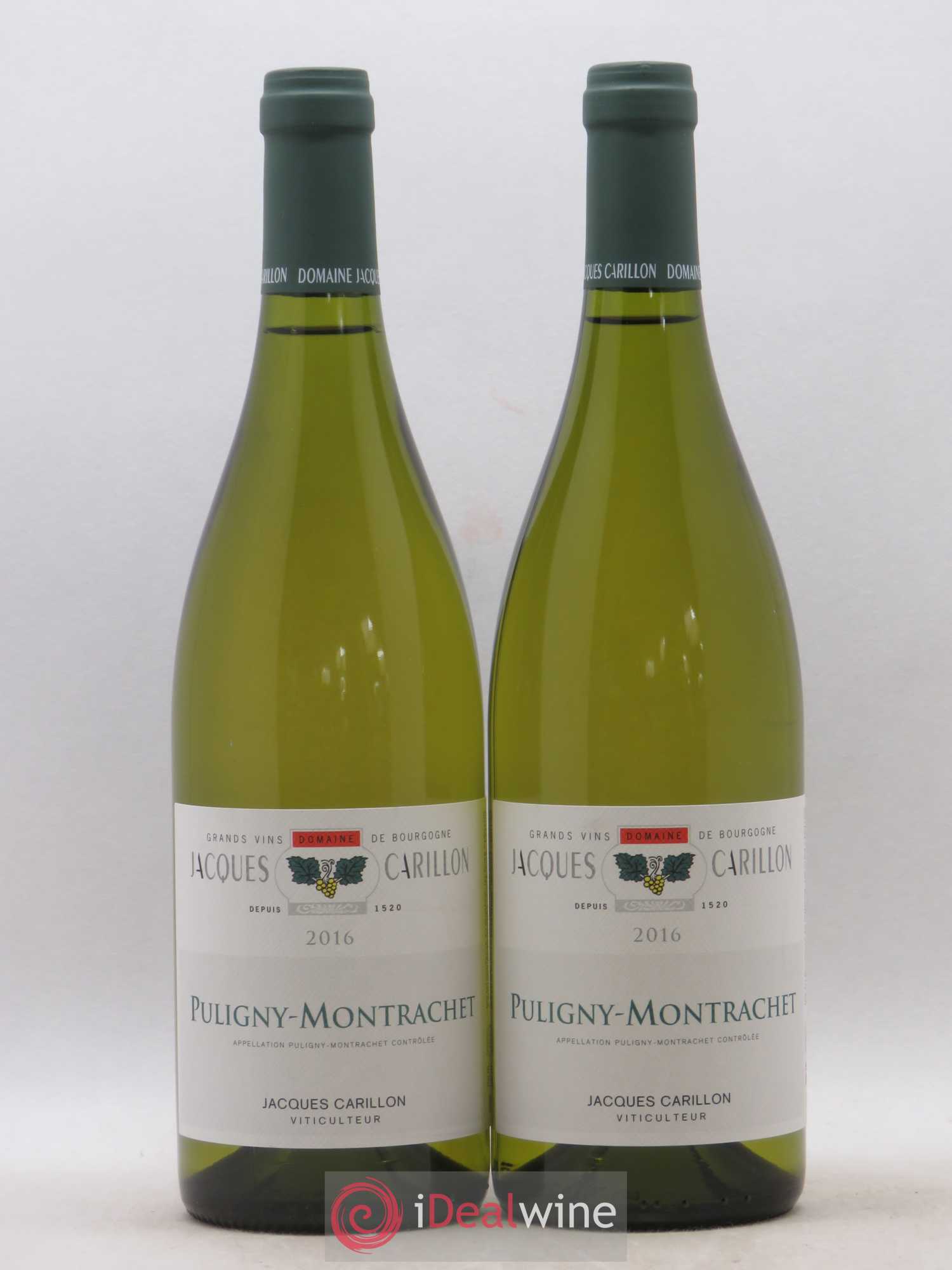Puligny-Montrachet Jacques Carillon (Domaine) 2016 - Lot de 2 bouteilles - 0