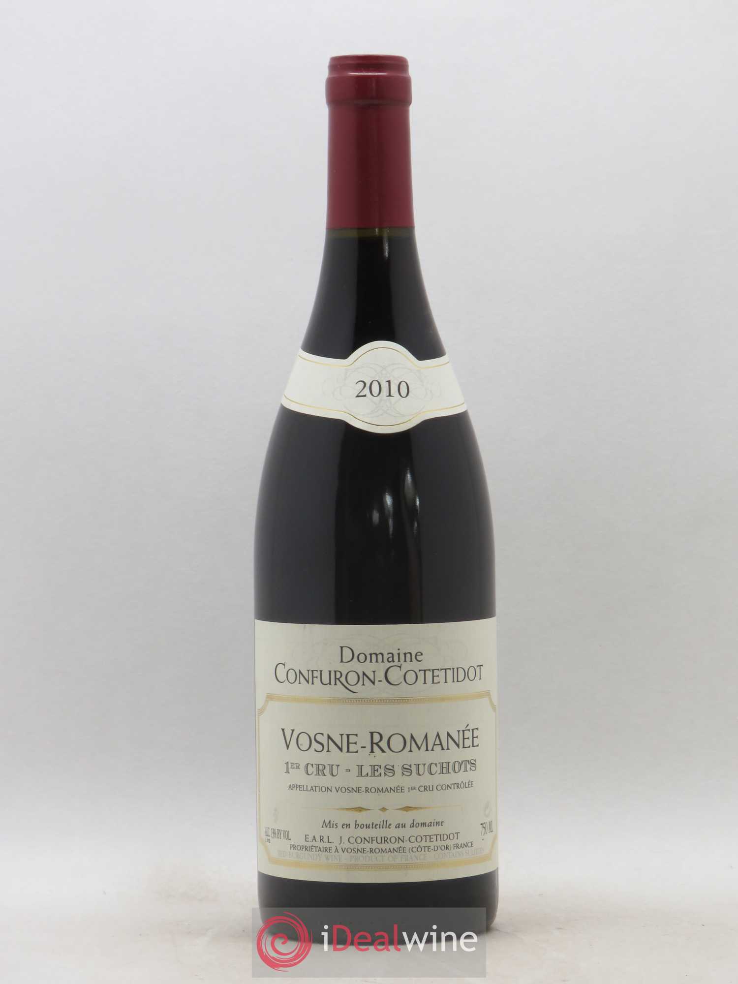 Vosne-Romanée 1er Cru Les Suchots Confuron-Cotetidot 2010 - Lot de 1 bouteille - 0