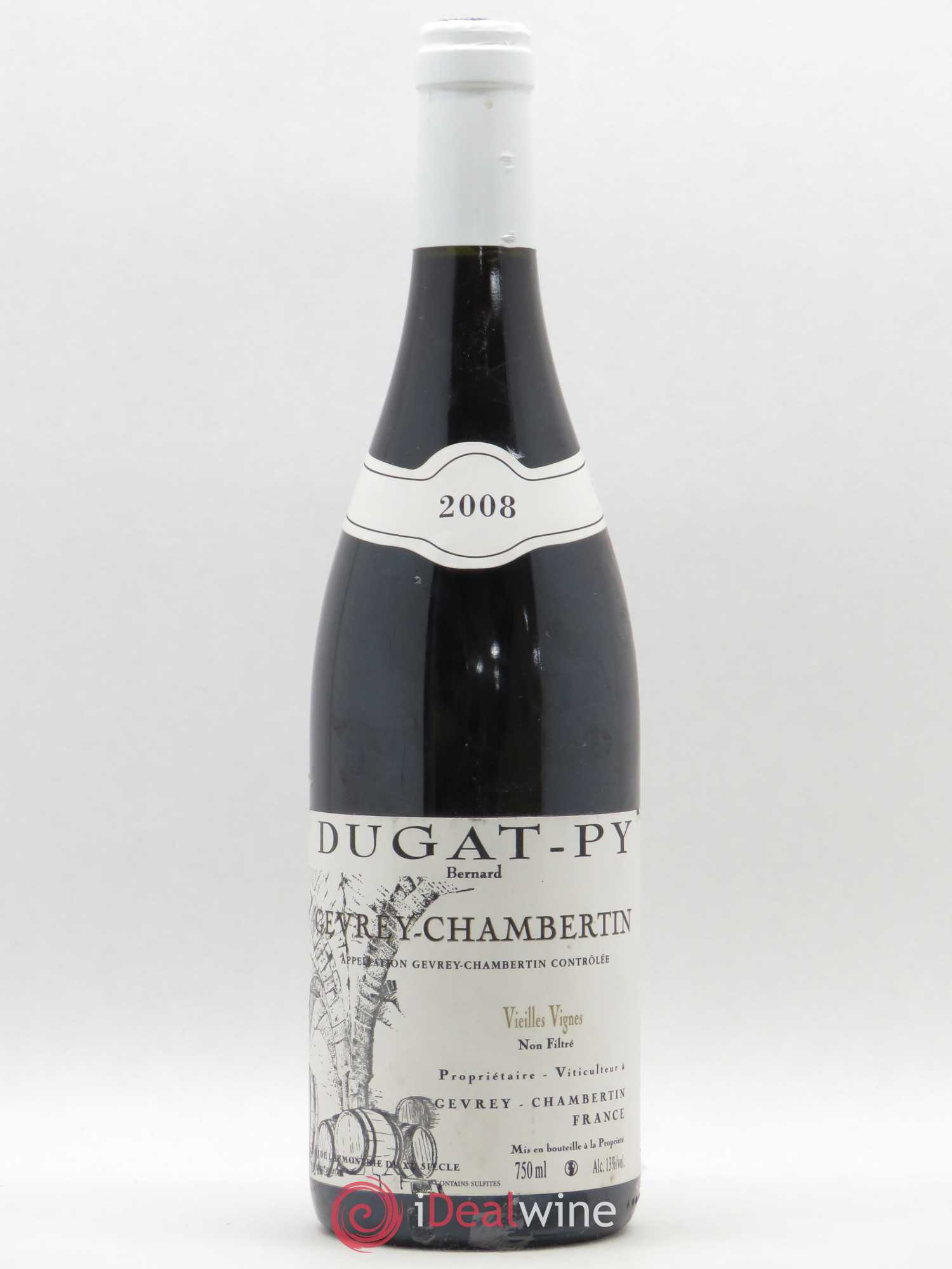 Gevrey-Chambertin Vieilles Vignes Dugat-Py 2008 - Lot de 1 bouteille - 0