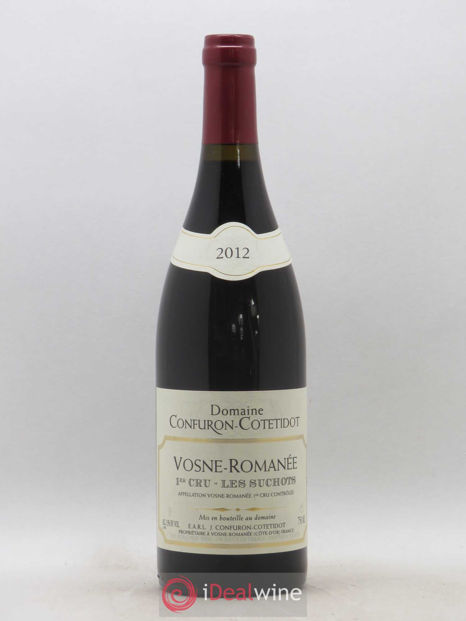 Vosne-Romanée 1er Cru Les Suchots Confuron-Cotetidot 2012 - Lot de 1 bouteille - 0
