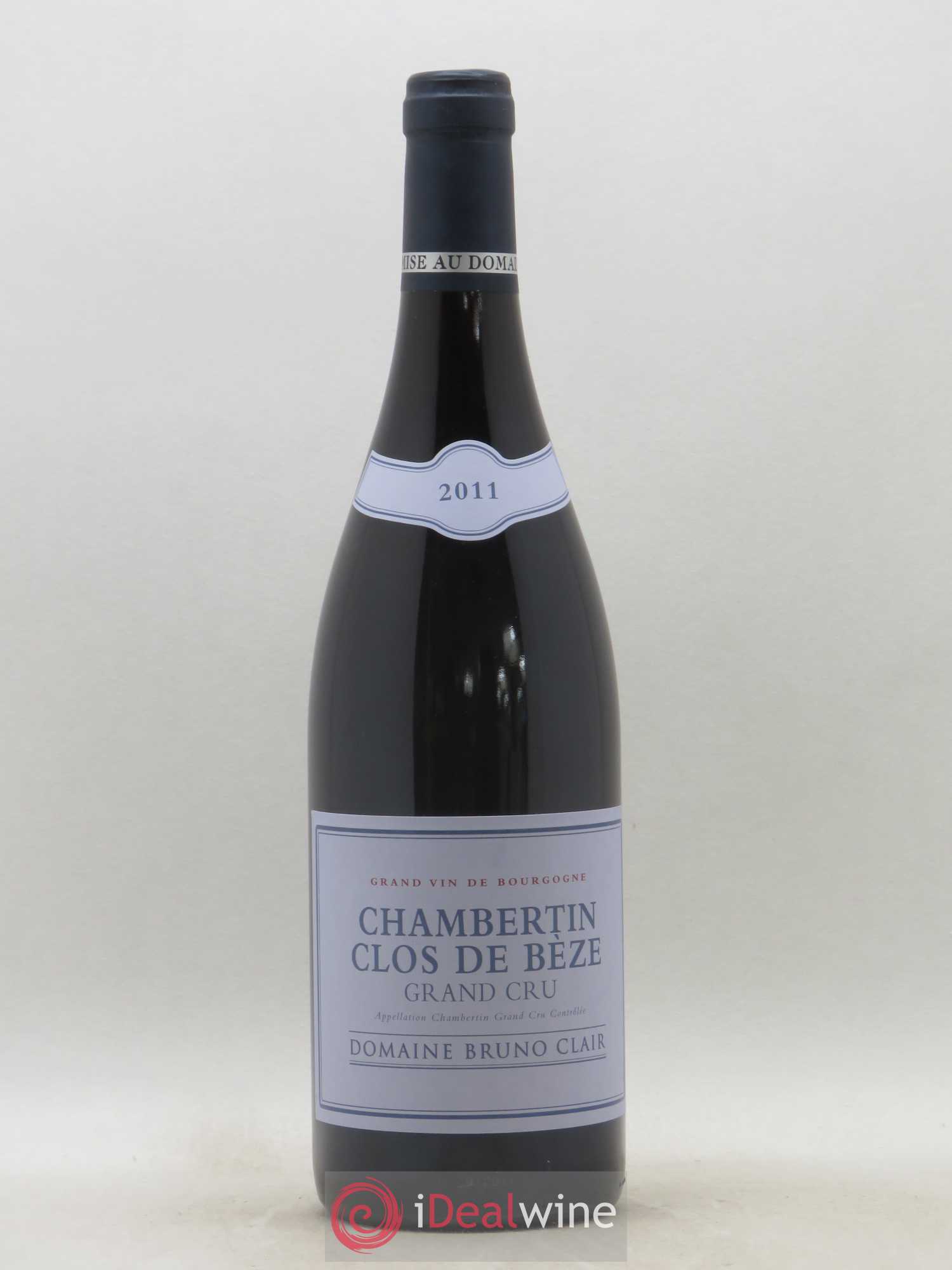 Chambertin Clos de Bèze Grand Cru Bruno Clair (Domaine) 2011 - Lot de 1 bouteille - 0