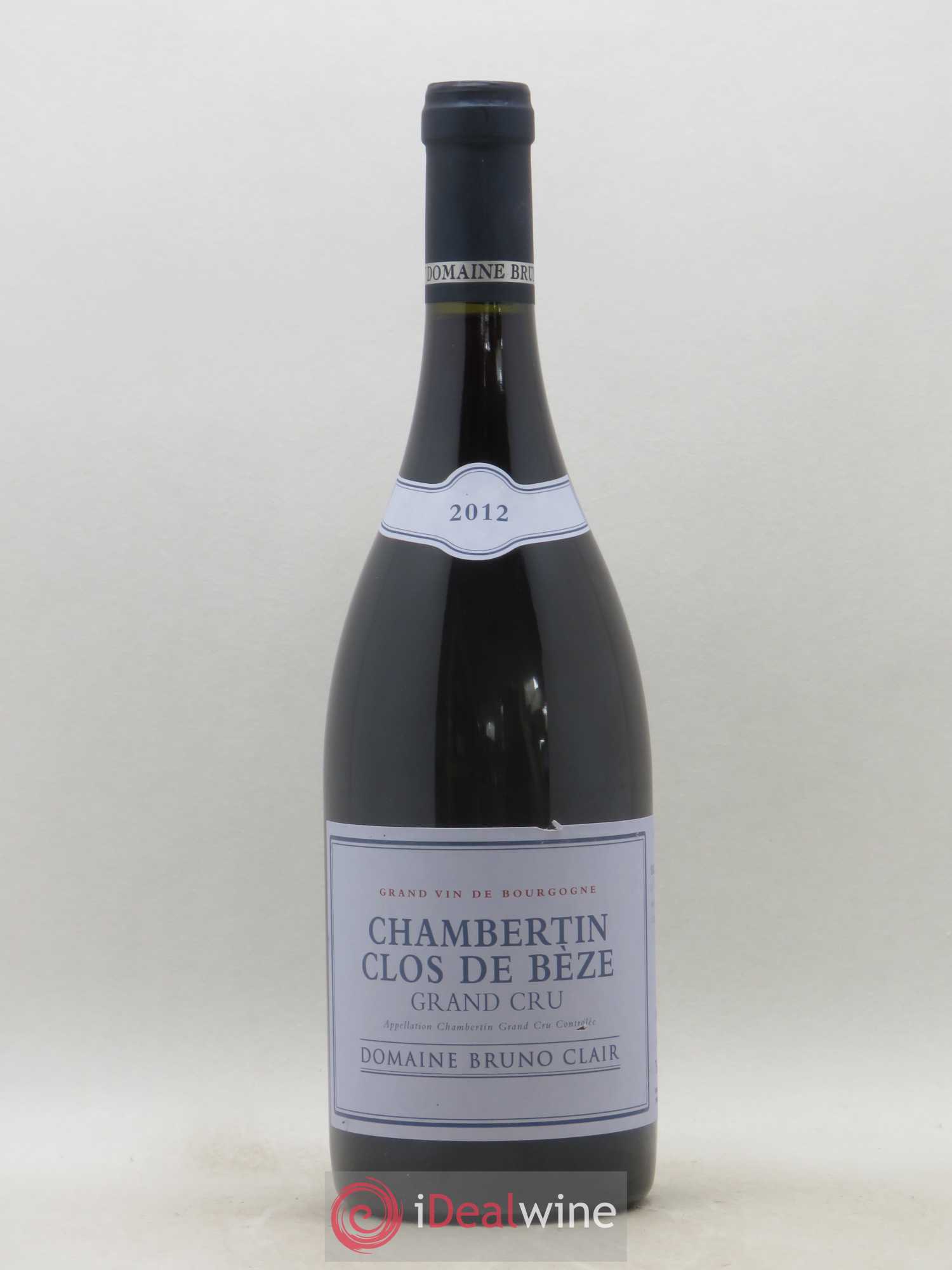 Chambertin Clos de Bèze Grand Cru Bruno Clair (Domaine) 2012 - Lot de 1 bouteille - 0