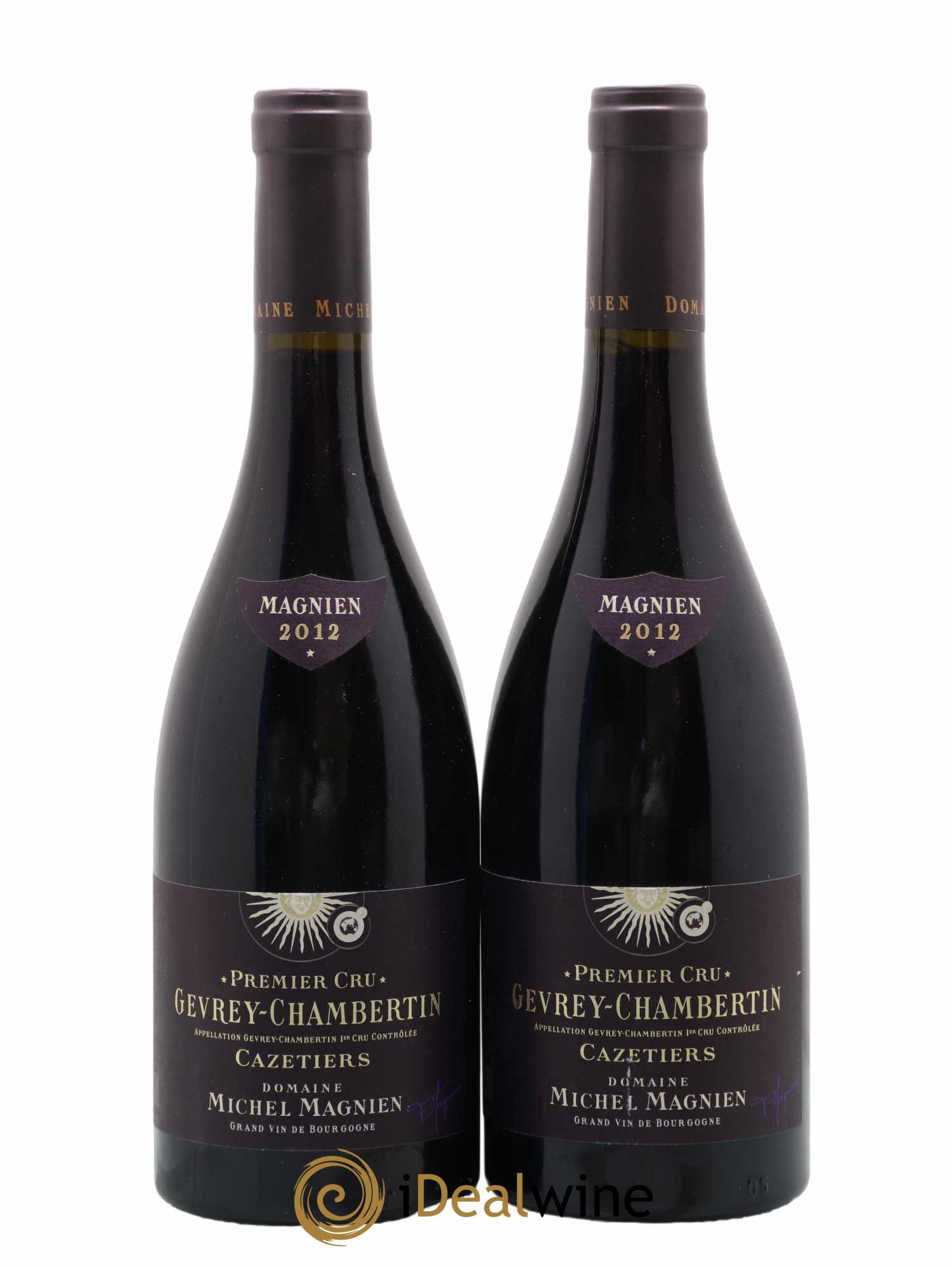 Gevrey-Chambertin 1er Cru Cazetiers Michel Magnien 2012 - Lot de 2 bouteilles - 0
