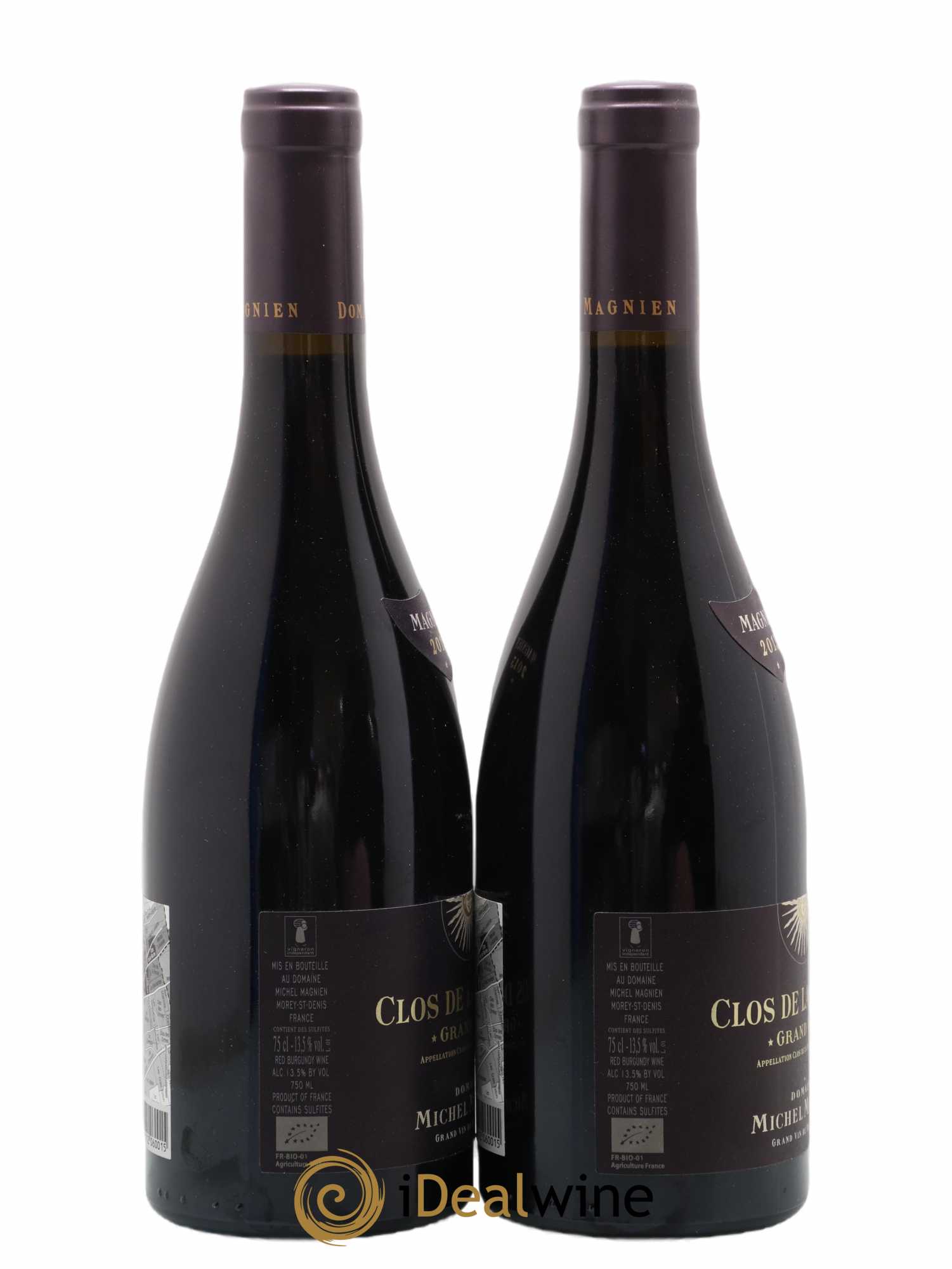 Clos de la Roche Grand Cru Michel Magnien 2013 - Lot of 2 bottles - 1