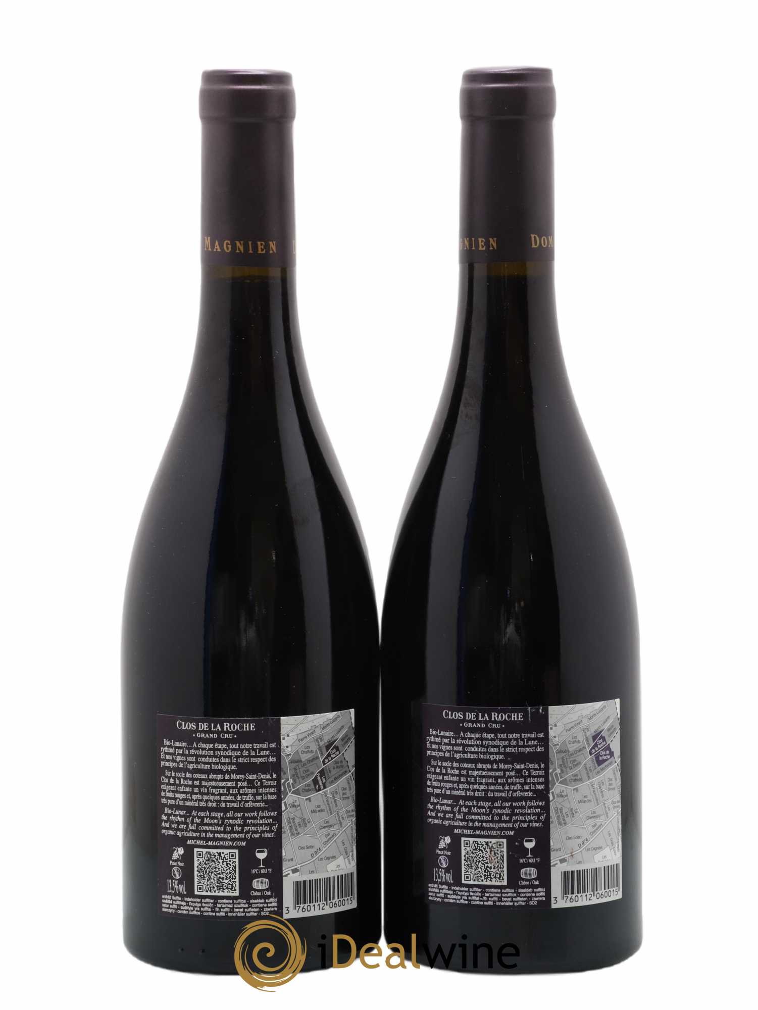 Clos de la Roche Grand Cru Michel Magnien 2012 - Lot de 2 bouteilles - 2
