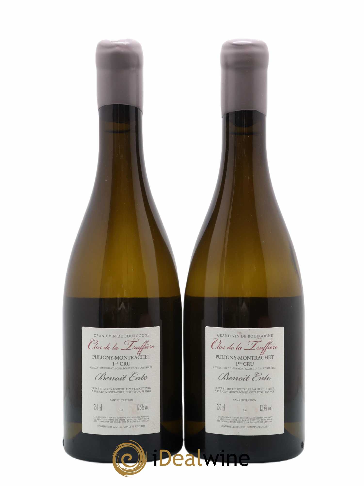 Puligny-Montrachet 1er Cru Clos de la Truffière Benoit Ente 2015 - Lot de 2 bouteilles - 1