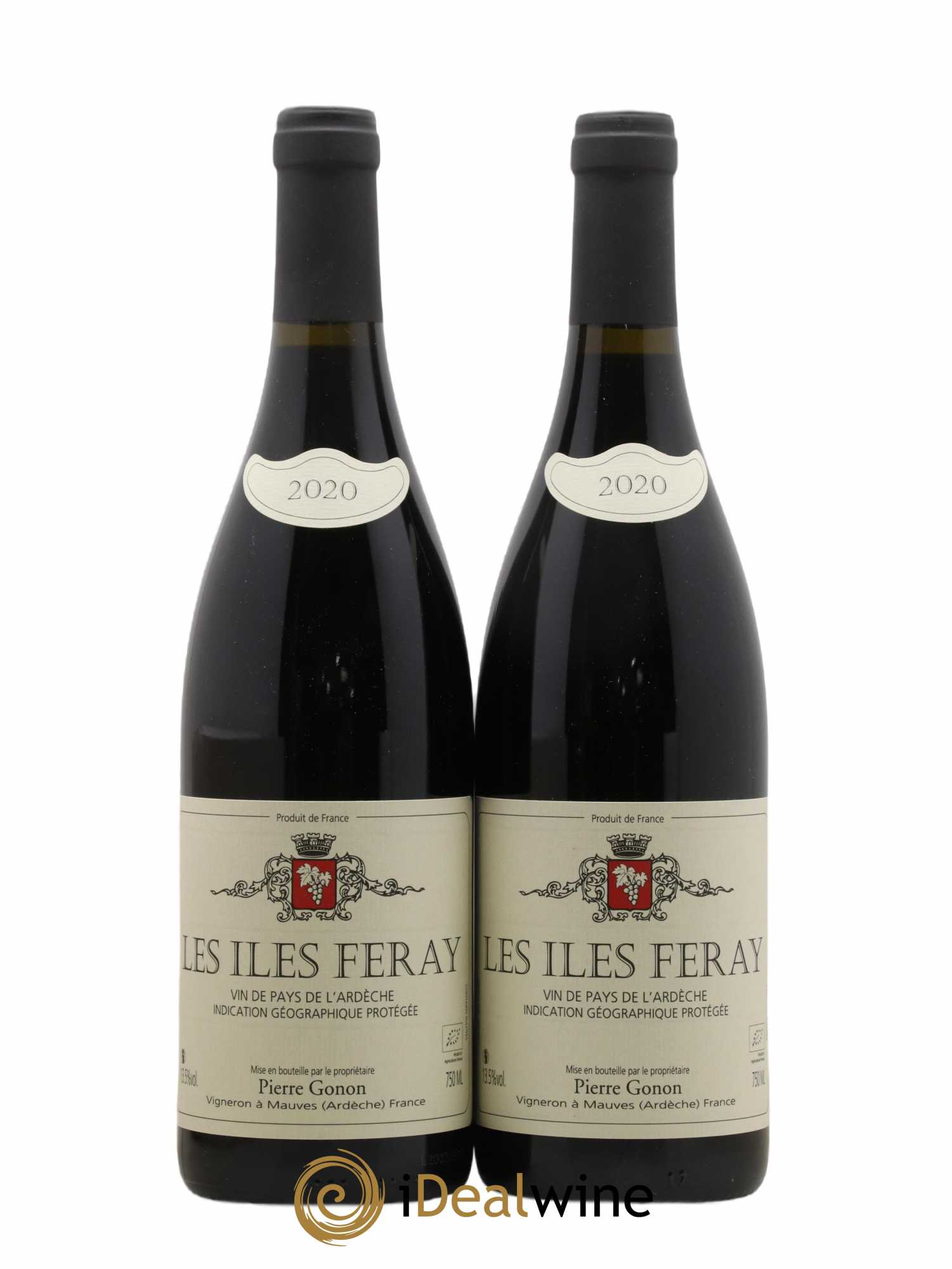 Ardèche Les Iles Feray Gonon (Domaine) 2020 - Lot de 2 bouteilles - 0
