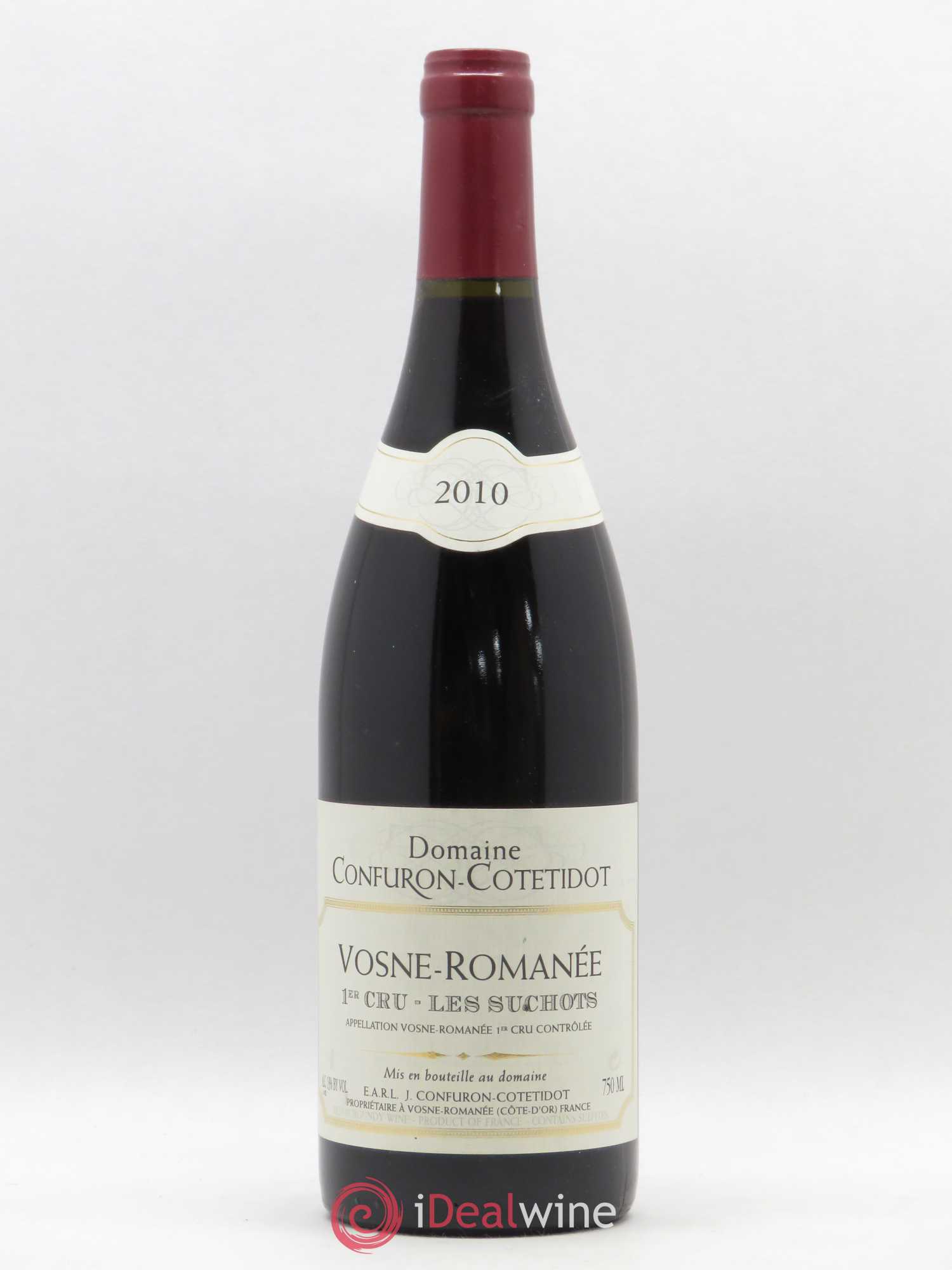 Vosne-Romanée 1er Cru Les Suchots Confuron-Cotetidot 2010 - Lot de 1 bouteille - 0