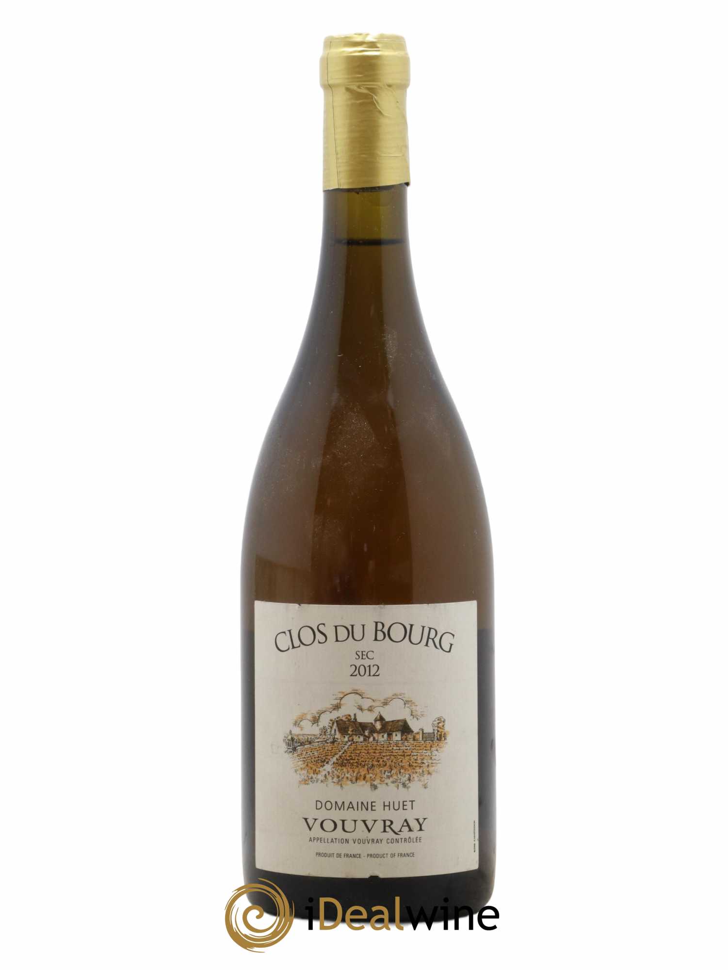 Vouvray Clos du Bourg Sec Domaine Huet 2012 - Lot de 1 bouteille - 0
