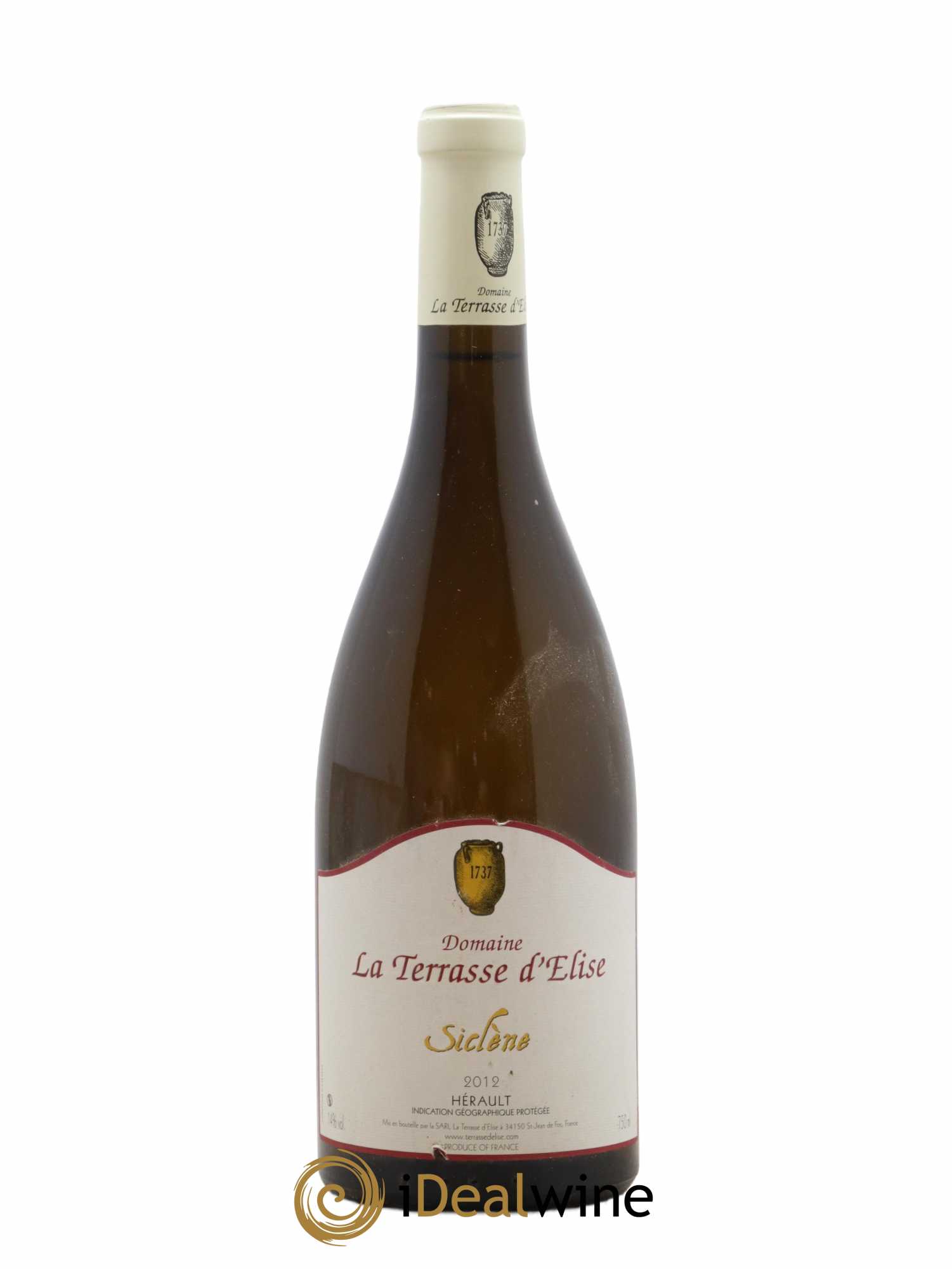 Pays d'Hérault Siclène Terrasse d'Elise (Domaine de la) 2012 - Lot de 1 bouteille - 0