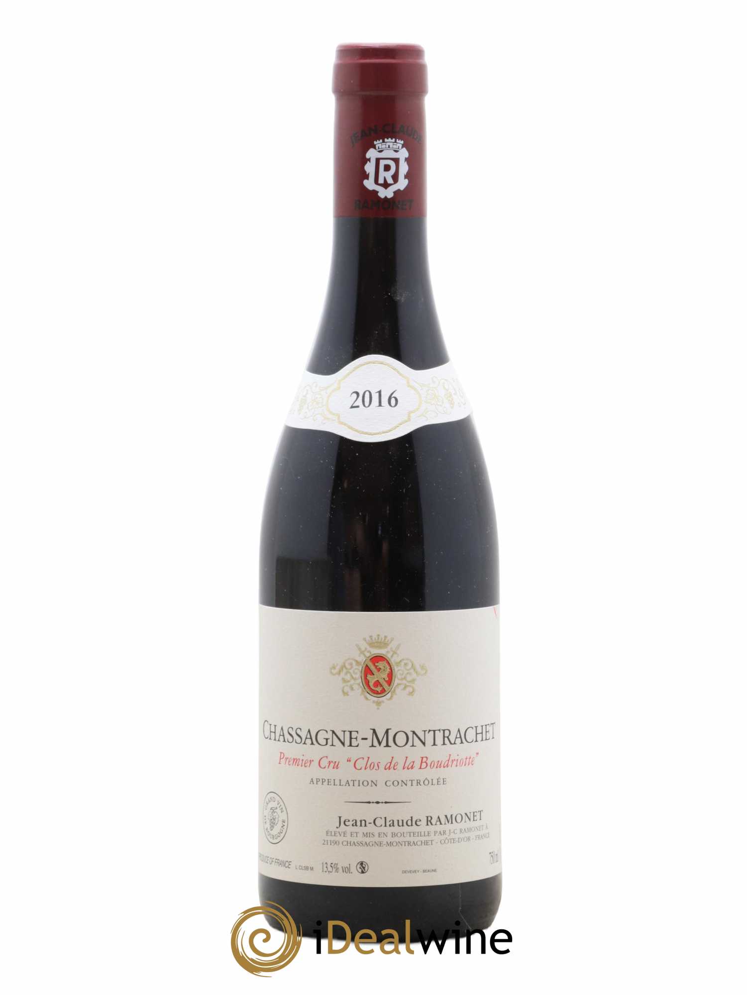 Chassagne-Montrachet 1er Cru Clos de la Boudriotte Ramonet (Domaine) 2016 - Lot de 1 bouteille - 0
