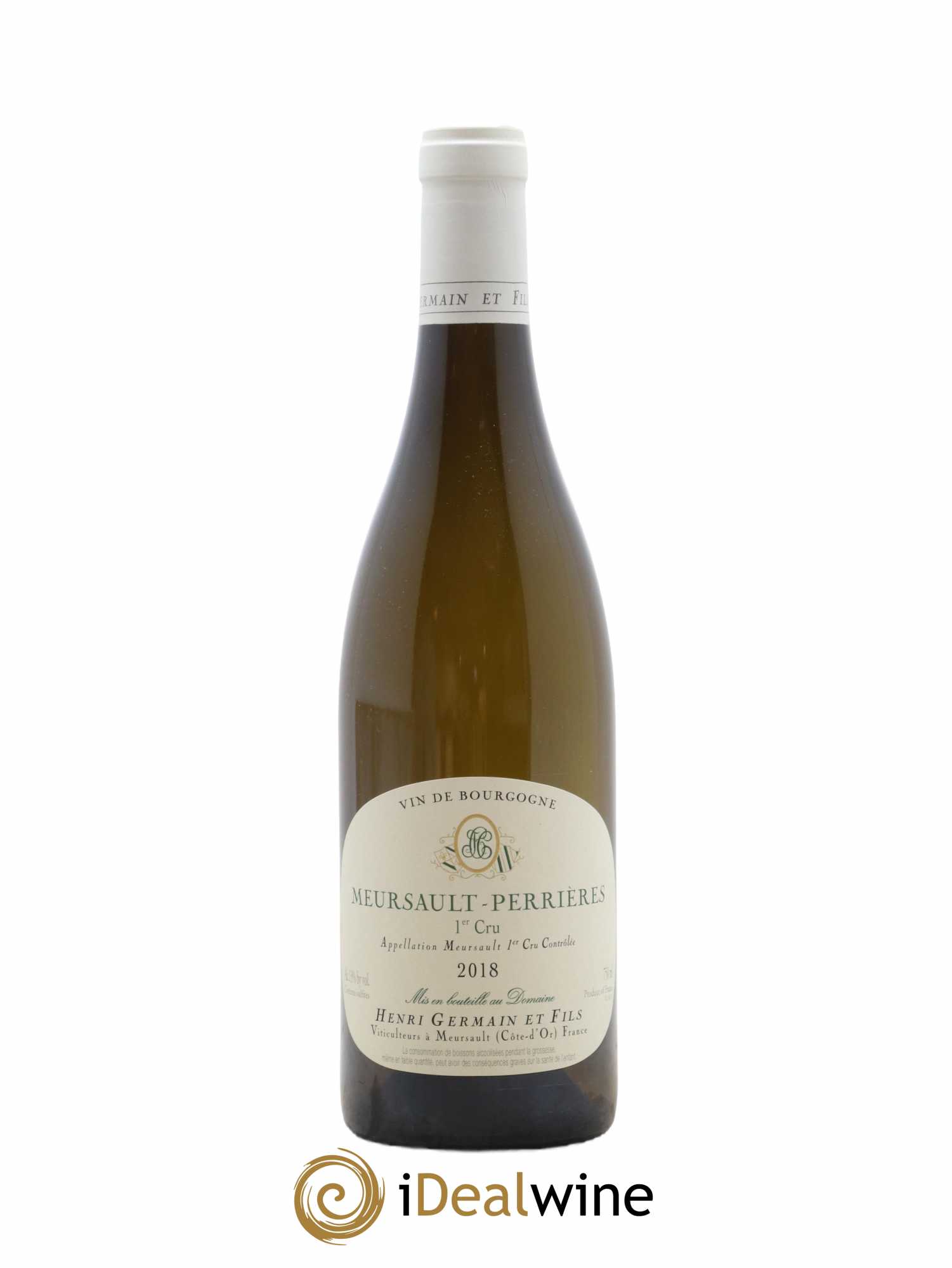 Meursault 1er Cru Perrières Henri Germain 2018 - Lot de 1 bouteille - 0