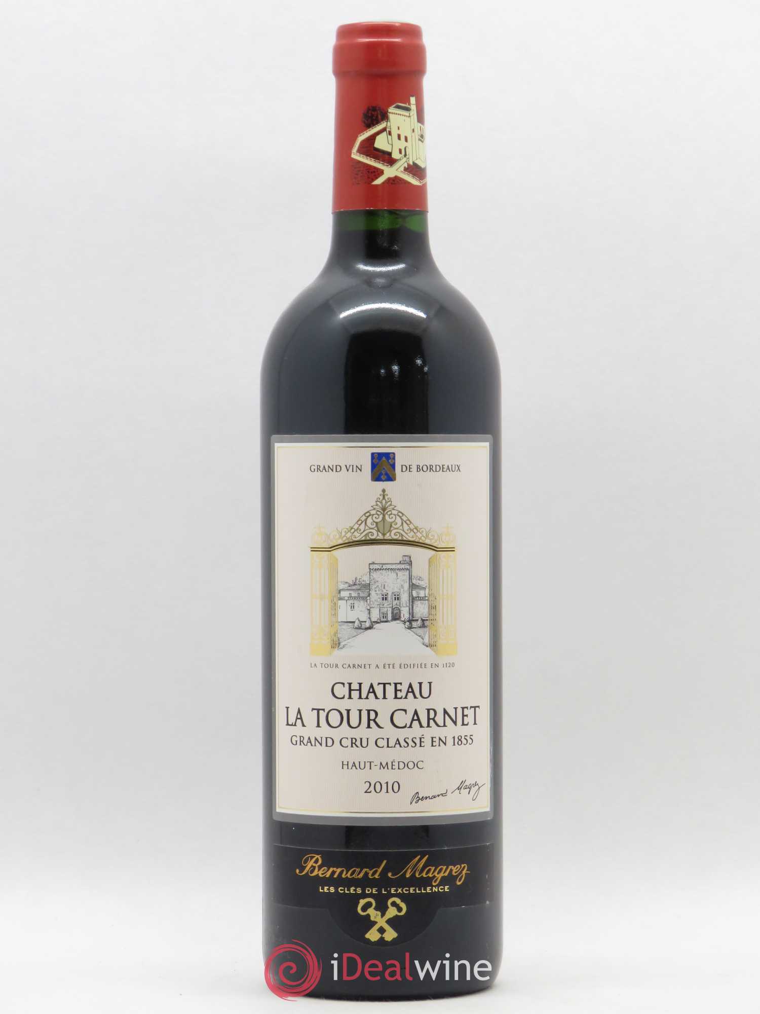 Château la Tour Carnet 4ème Grand Cru Classé 2010 - Lot de 1 bouteille - 0