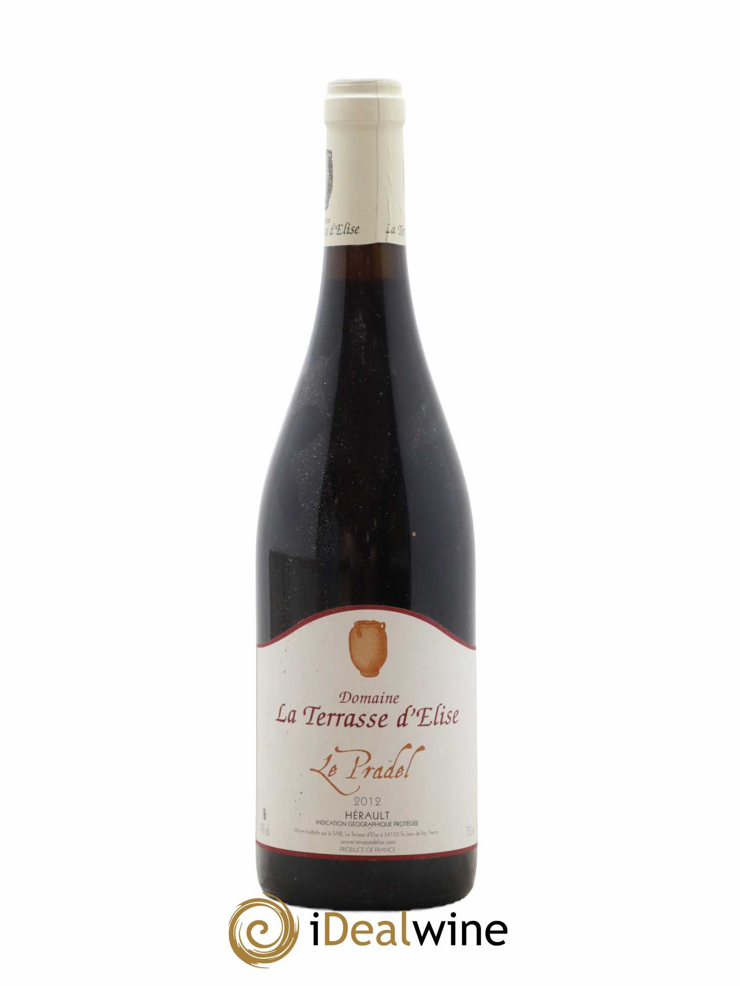 Pays d'Hérault Le Pradel Terrasse d'Elise (Domaine de la) 2012 - Lot de 1 bouteille - 0