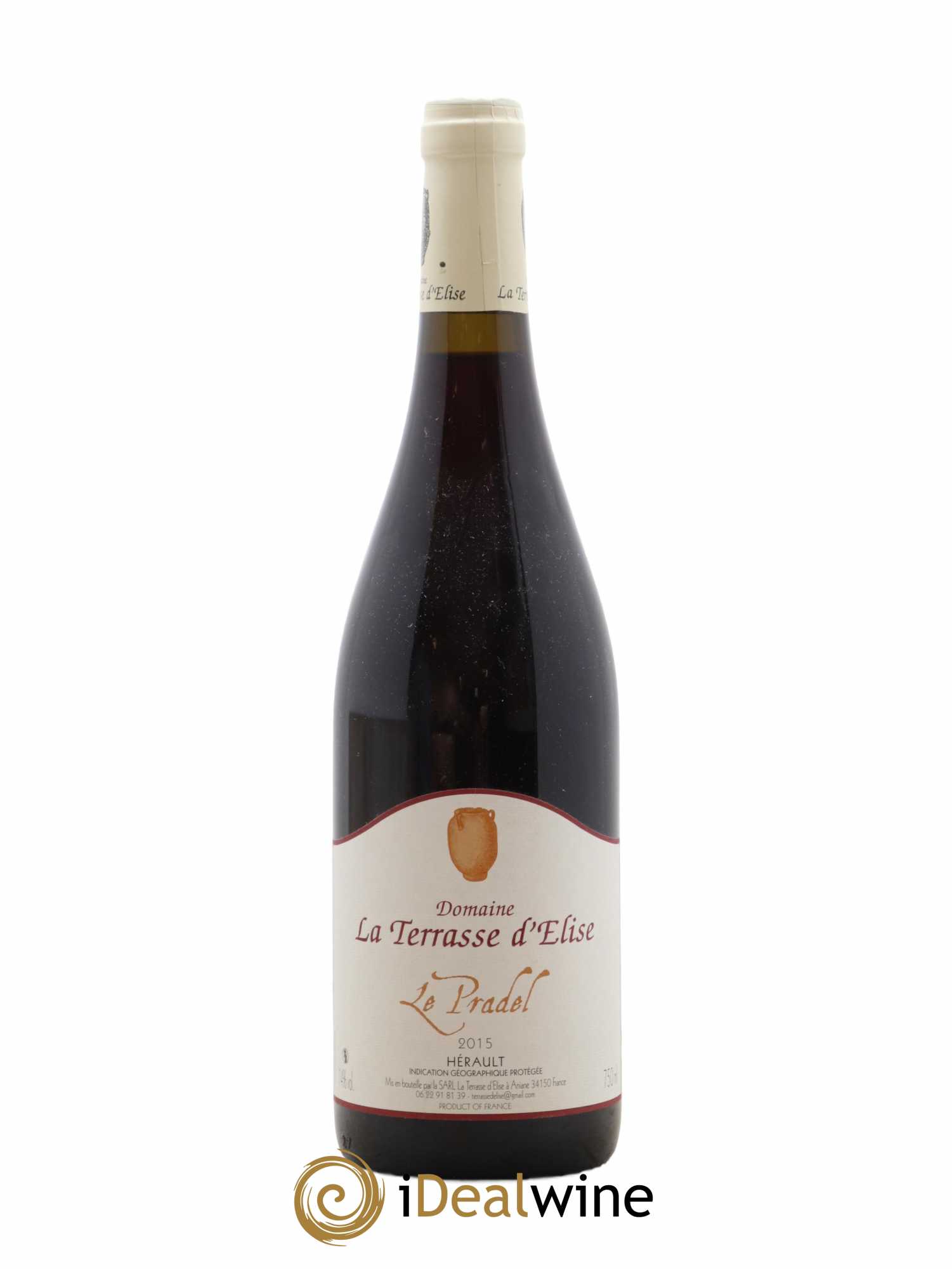 Pays d'Hérault Le Pradel Terrasse d'Elise (Domaine de la) 2015 - Lot de 1 bouteille - 0