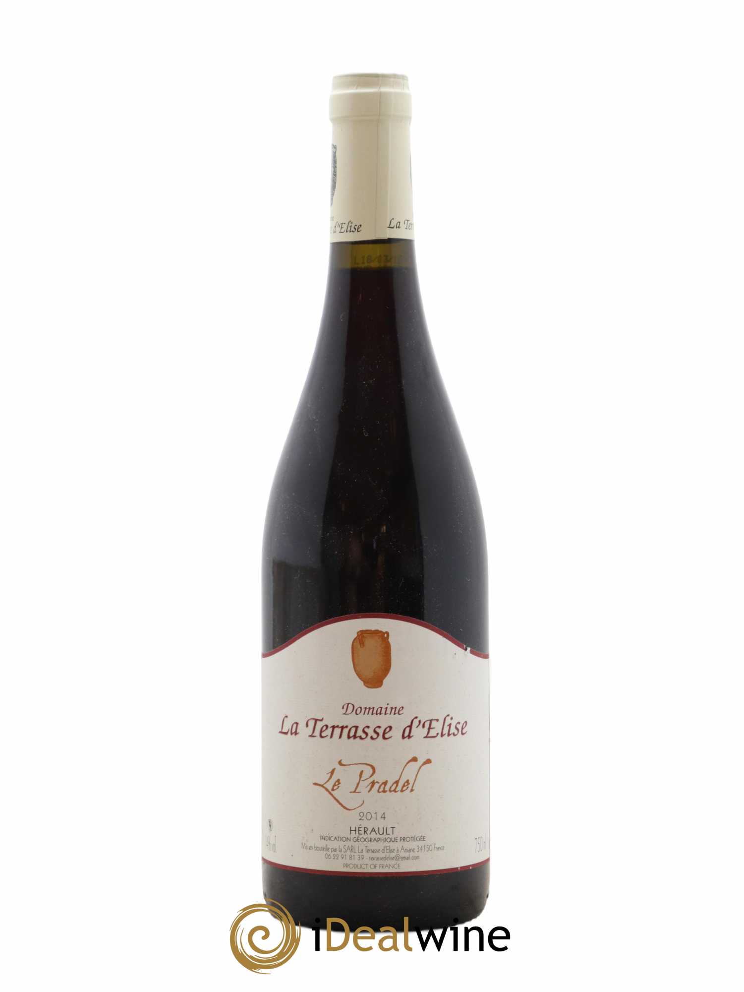 Pays d'Hérault Le Pradel Terrasse d'Elise (Domaine de la) 2014 - Lot de 1 bouteille - 0