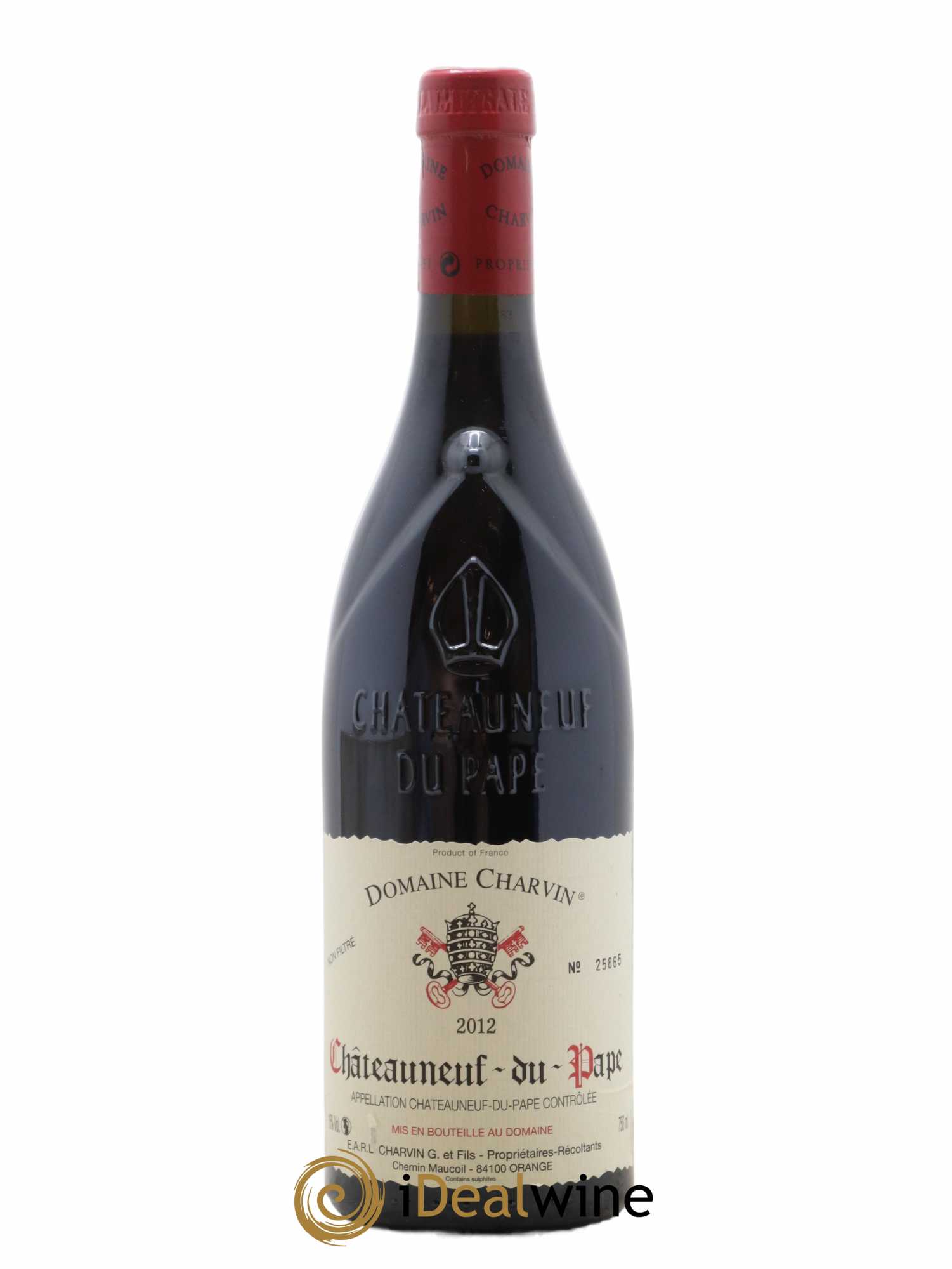 Châteauneuf-du-Pape Charvin (Domaine) 2012 - Lot de 1 bouteille - 0