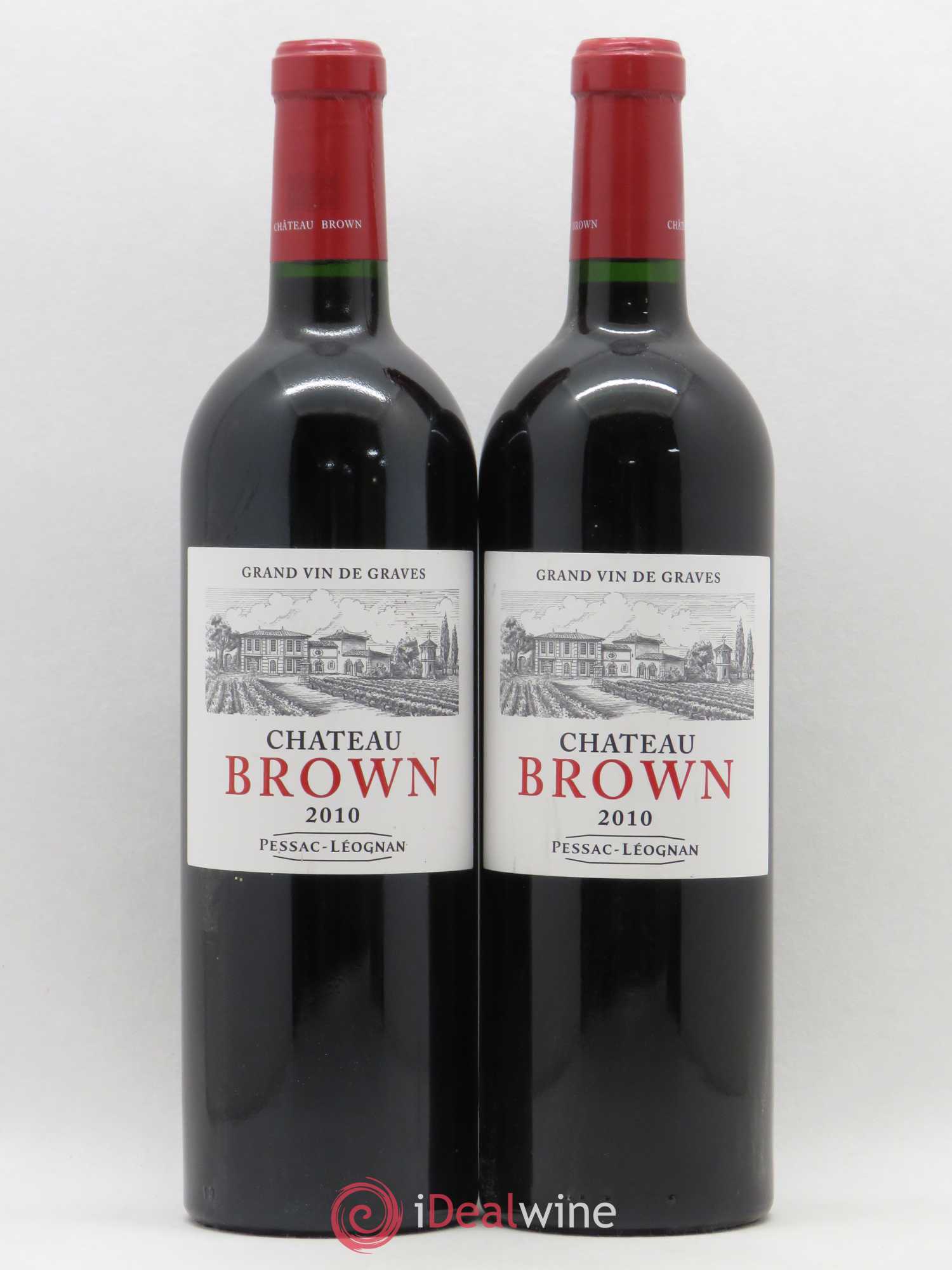Château Brown 2010 - Lot de 2 bouteilles - 0