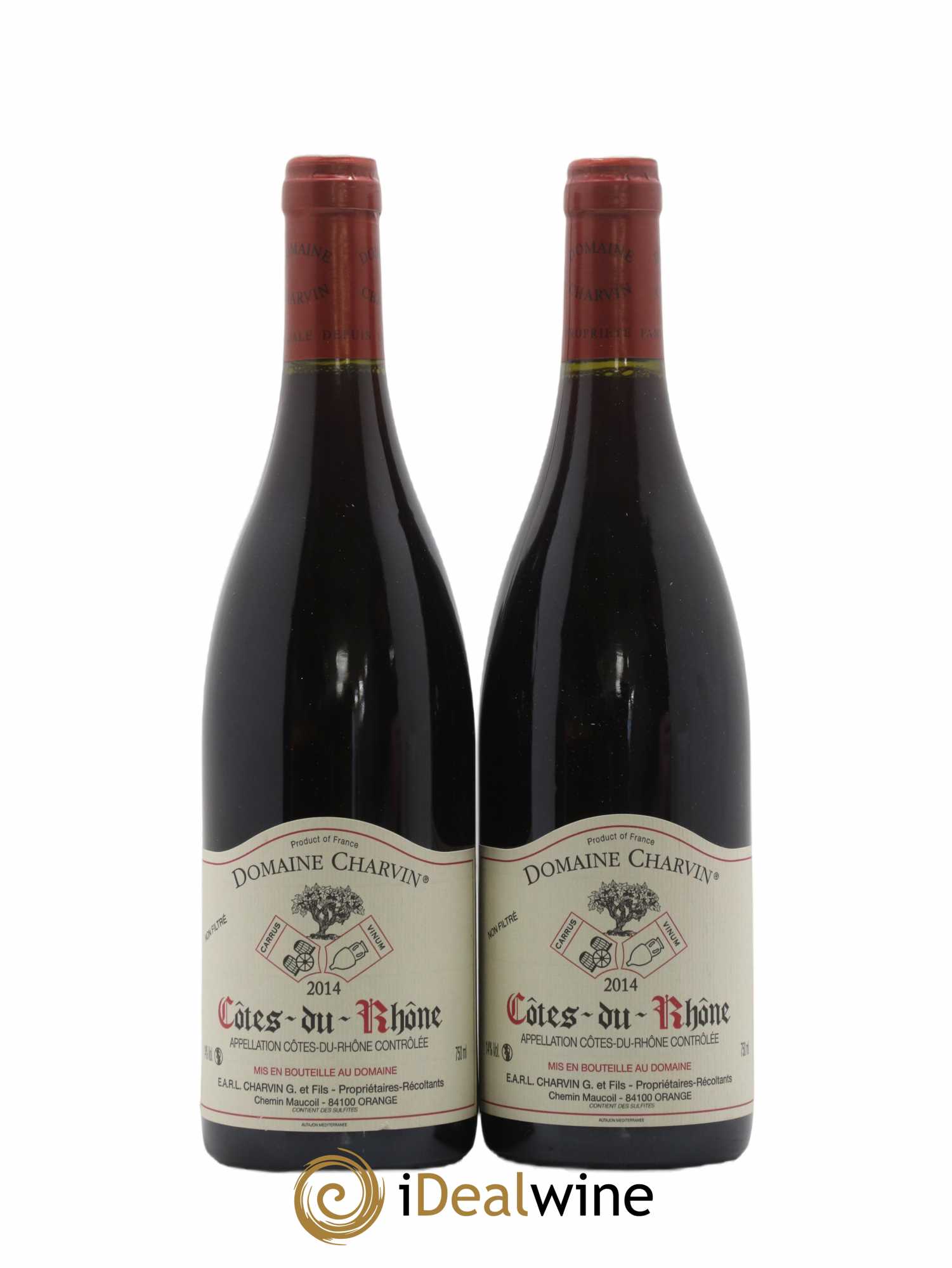Côtes-du-Rhône Charvin (Domaine) 2014 - Lot de 2 bouteilles - 0