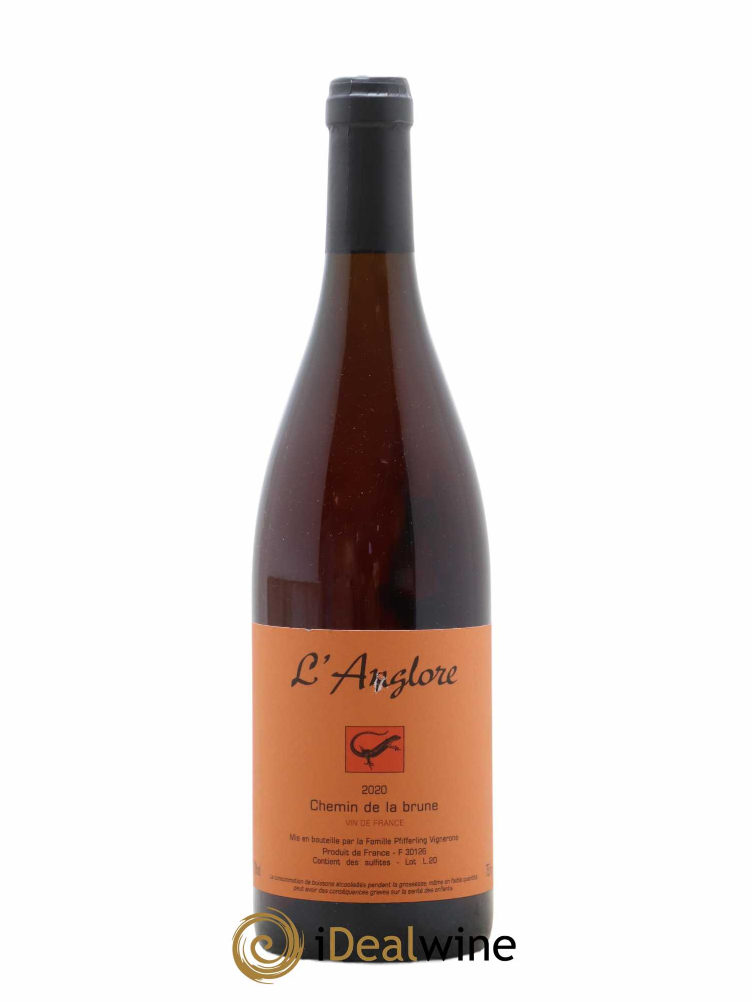 Vin de France Chemin de la brune L'Anglore 2020 - Lot de 1 bouteille - 0