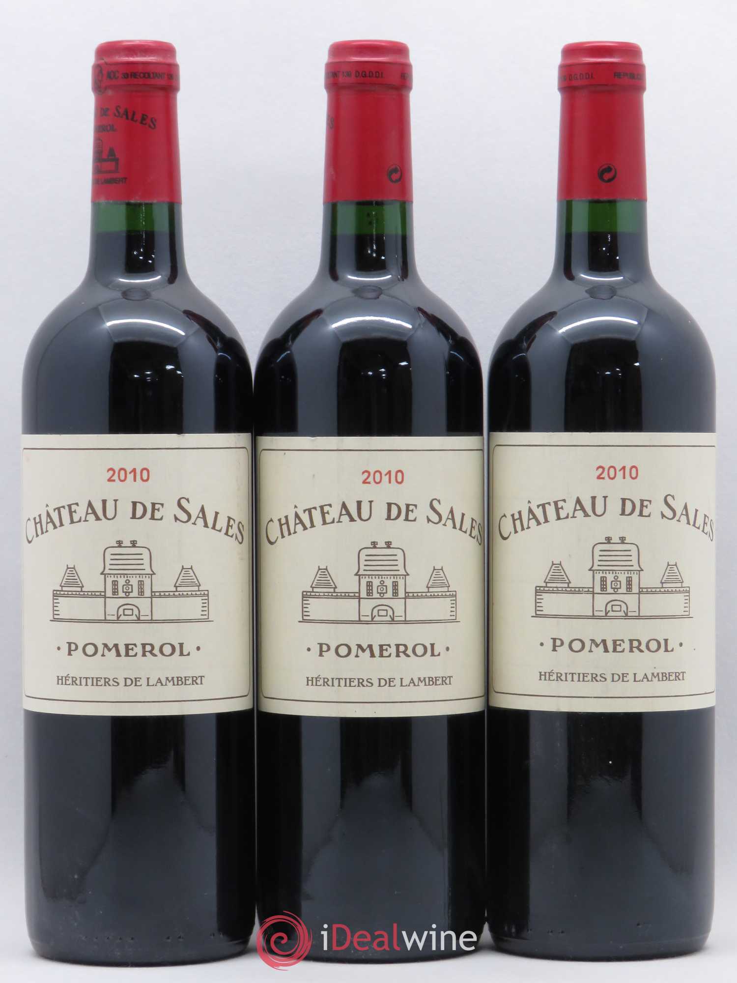 Château de Sales 2010 - Lot de 3 bouteilles - 0