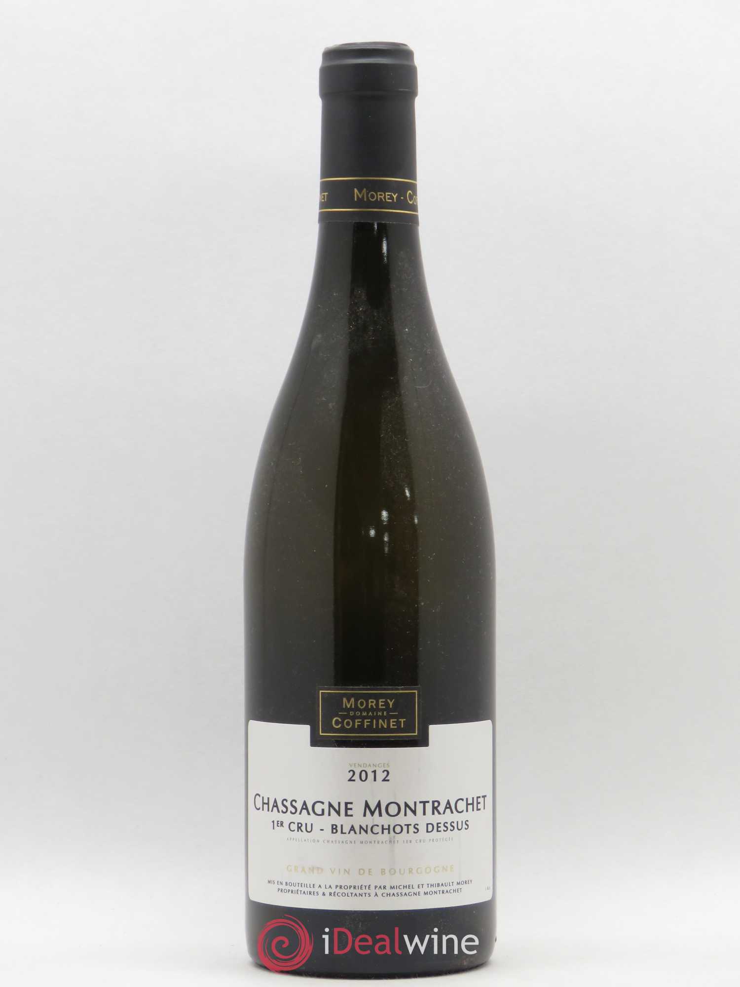 Chassagne-Montrachet 1er Cru Blanchots Dessus Domaine Morey-Coffinet 2012 - Posten von 1 Flasche - 0