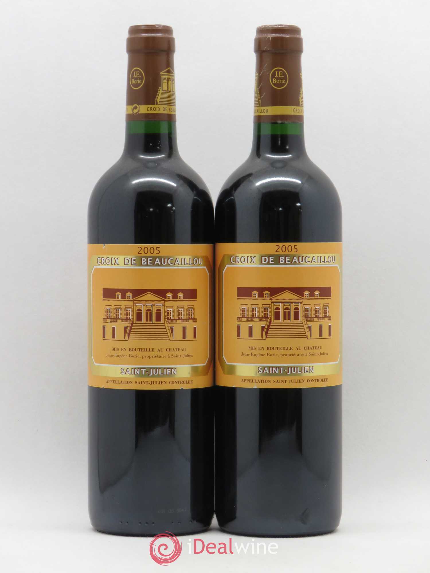 La Croix de Beaucaillou Second Vin 2005 - Lot de 2 bouteilles - 0