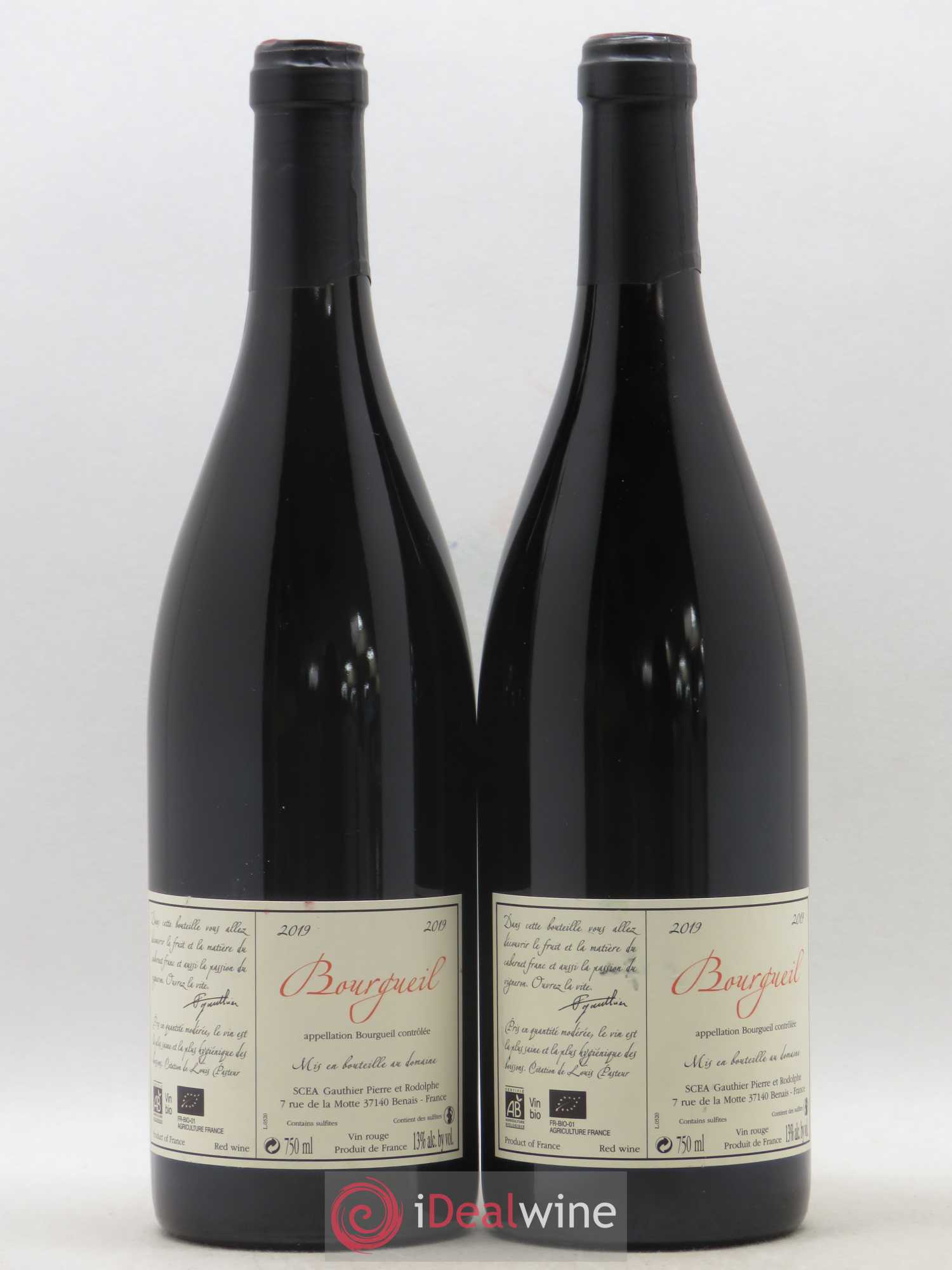 Bourgueil Jour de Soif Domaine du Bel Air 2019 - Lot de 2 bouteilles - 1