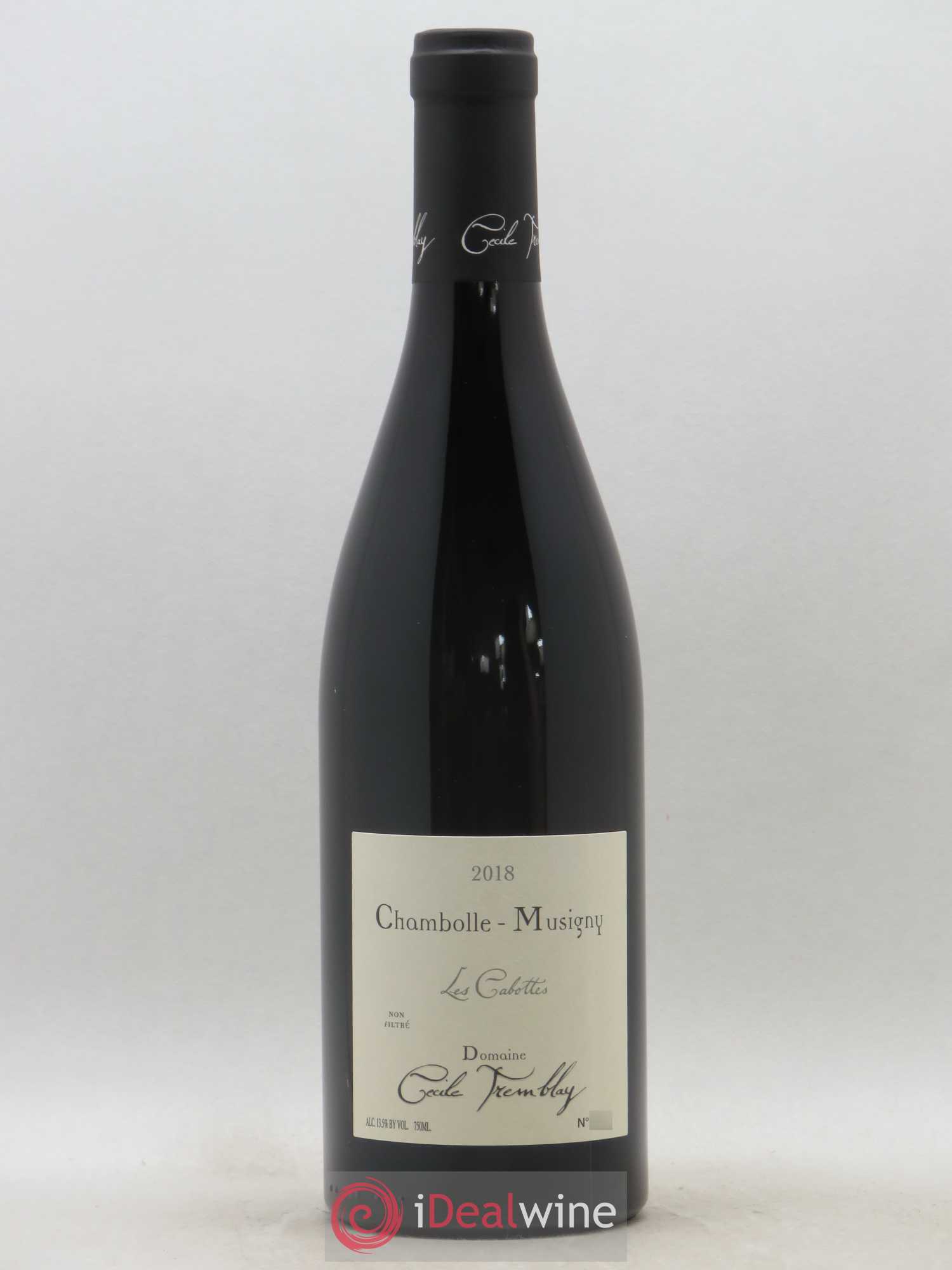 Chambolle-Musigny Les Cabottes Cécile Tremblay 2018 - Lot de 1 bouteille - 0