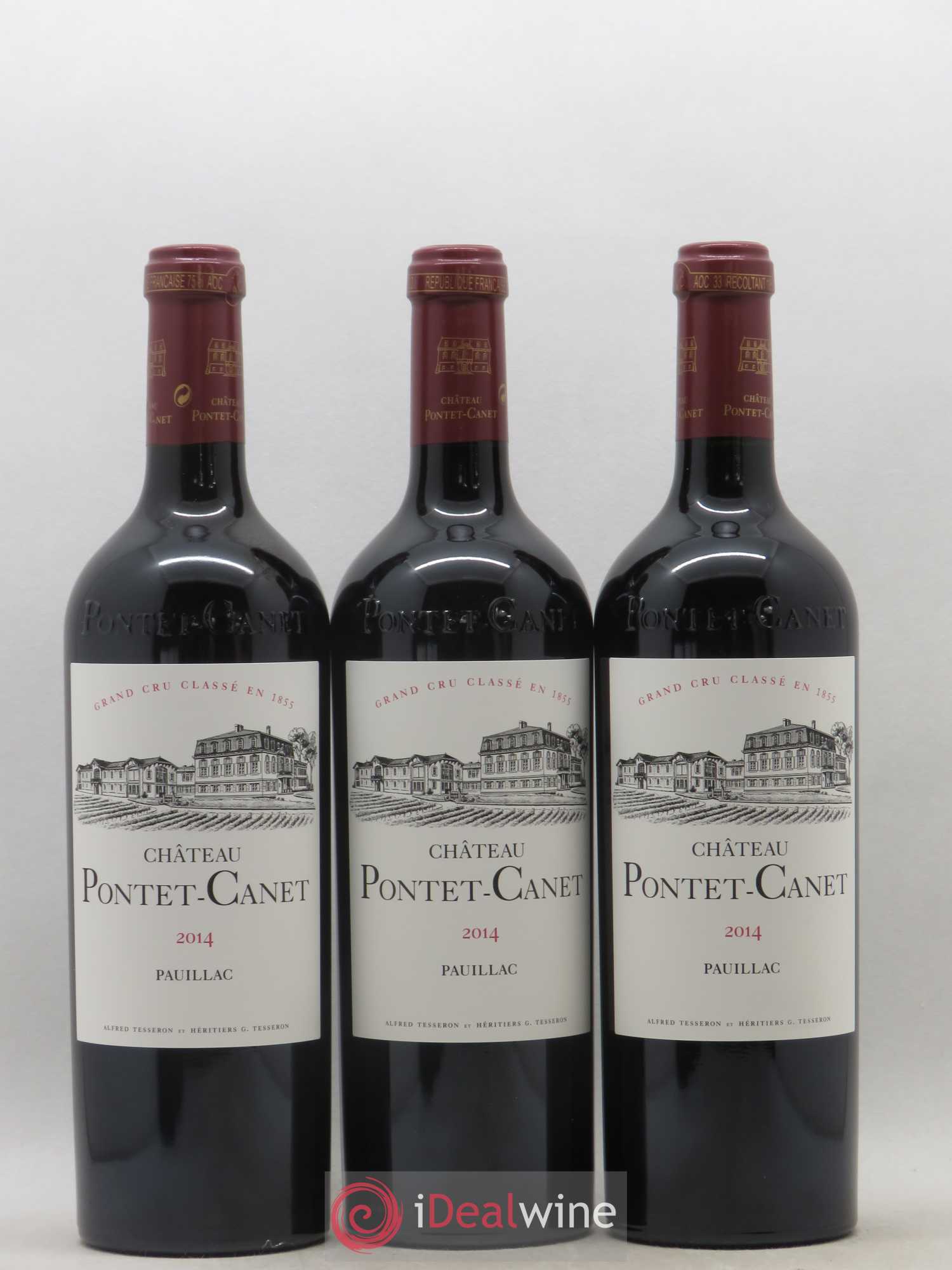 Château Pontet Canet 5ème Grand Cru Classé 2014 - Lot de 6 bouteilles - 1