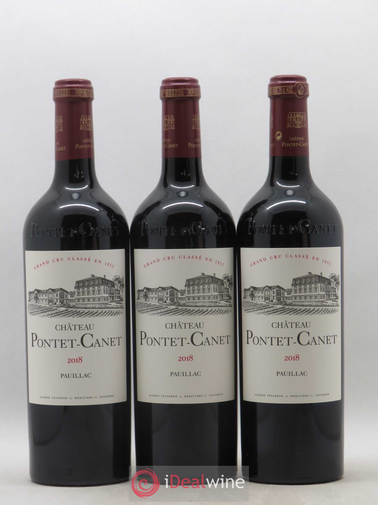 Château Pontet Canet 5ème Grand Cru Classé 2018 - Lot de 6 bouteilles - 2