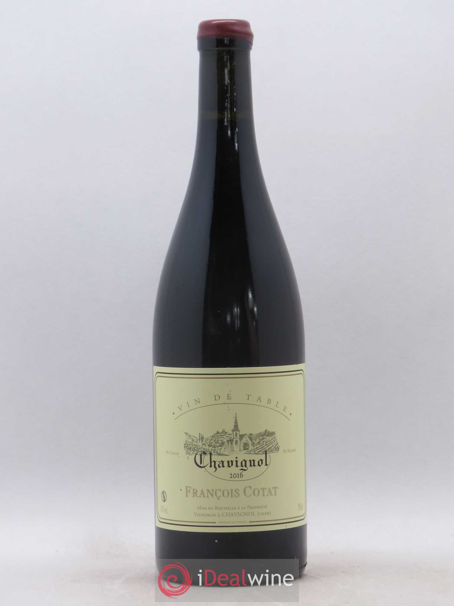 Vin de table - Chavignol François Cotat 2016 - Lot de 1 bouteille - 0