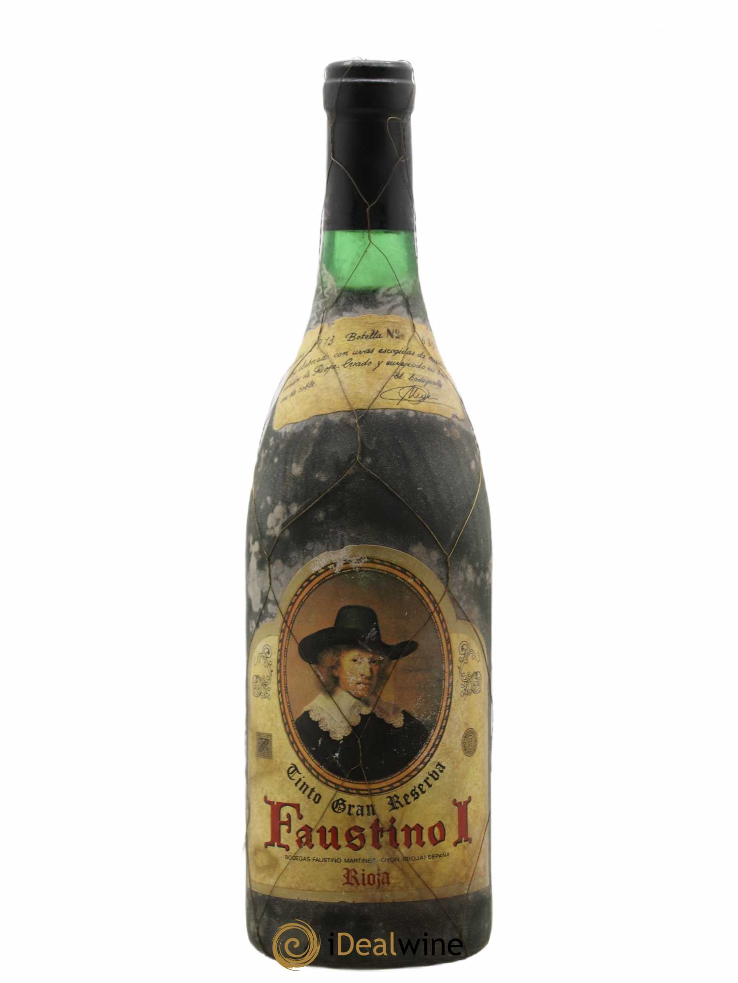 Rioja DOCA I Gran Reserva Bodegas Faustino 1973 - Lot de 1 bouteille - 0