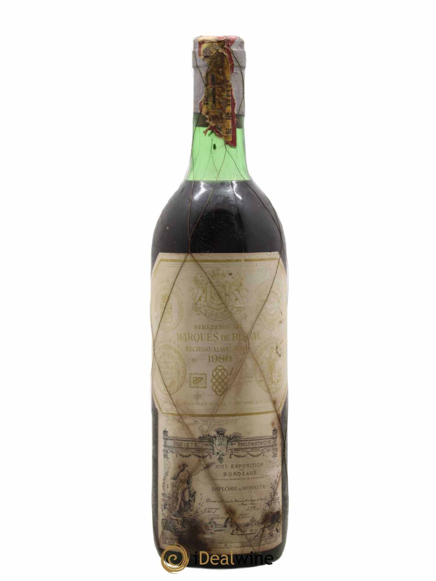 Rioja DOCA Reserva Marqués de Riscal 1980 - Lotto di 1 bottiglia - 0