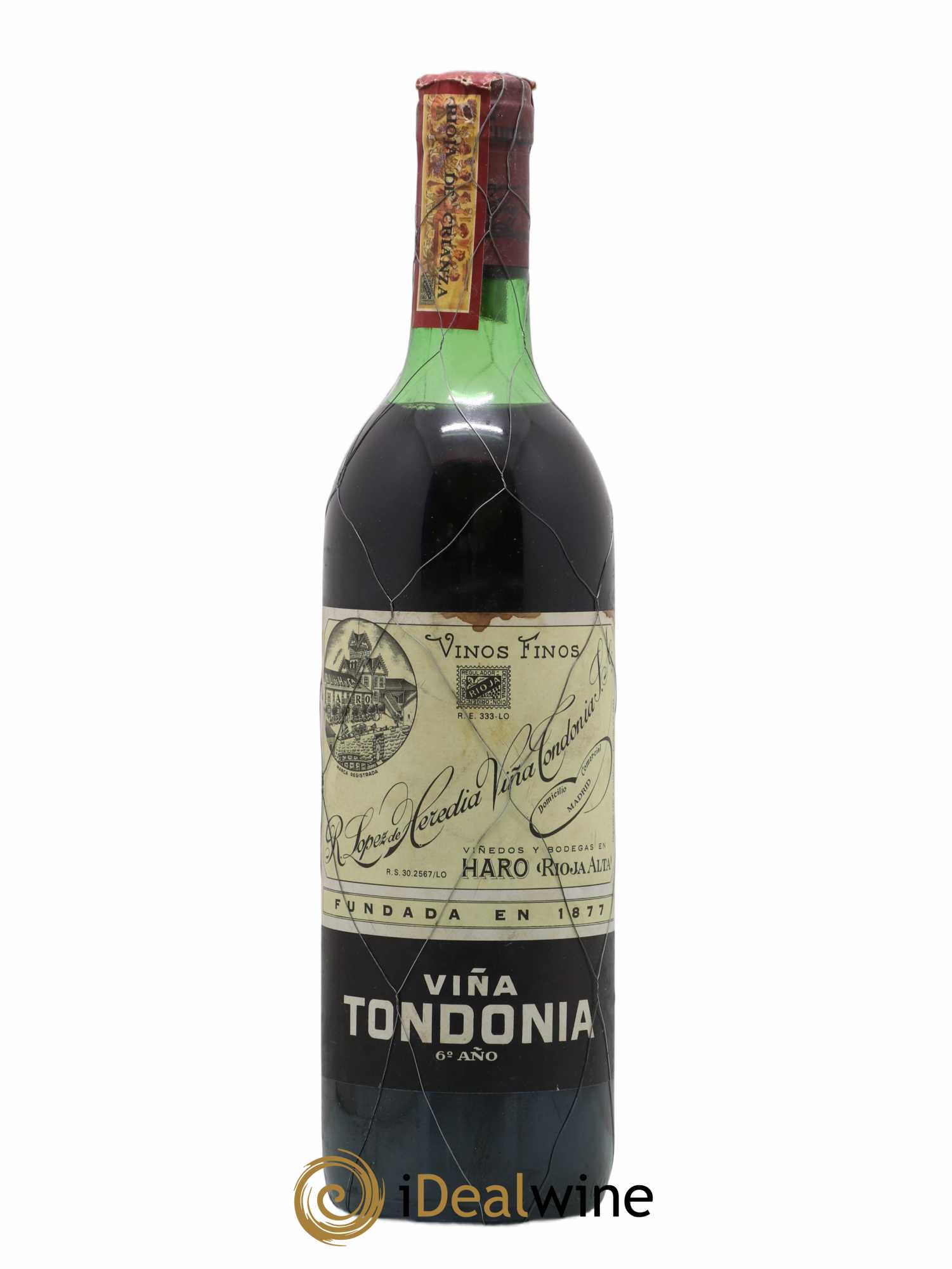 Rioja 6 Ano Vina Tondonia R. Lopez de Heredia - Posten von 1 Flasche - 0