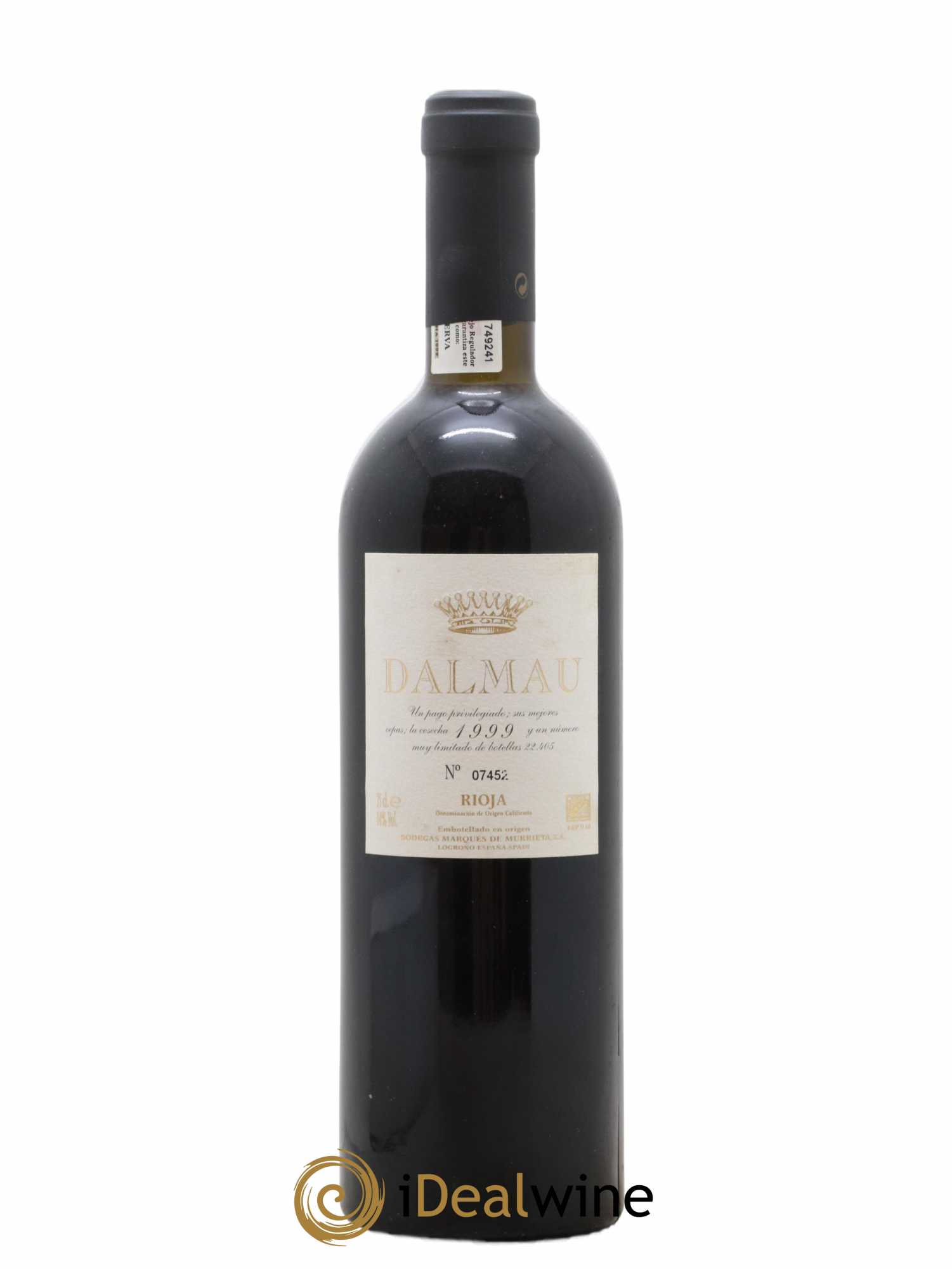 Rioja DOCA Dalmau Reserva Marques de Murrieta 1999 - Lot de 1 bouteille - 0