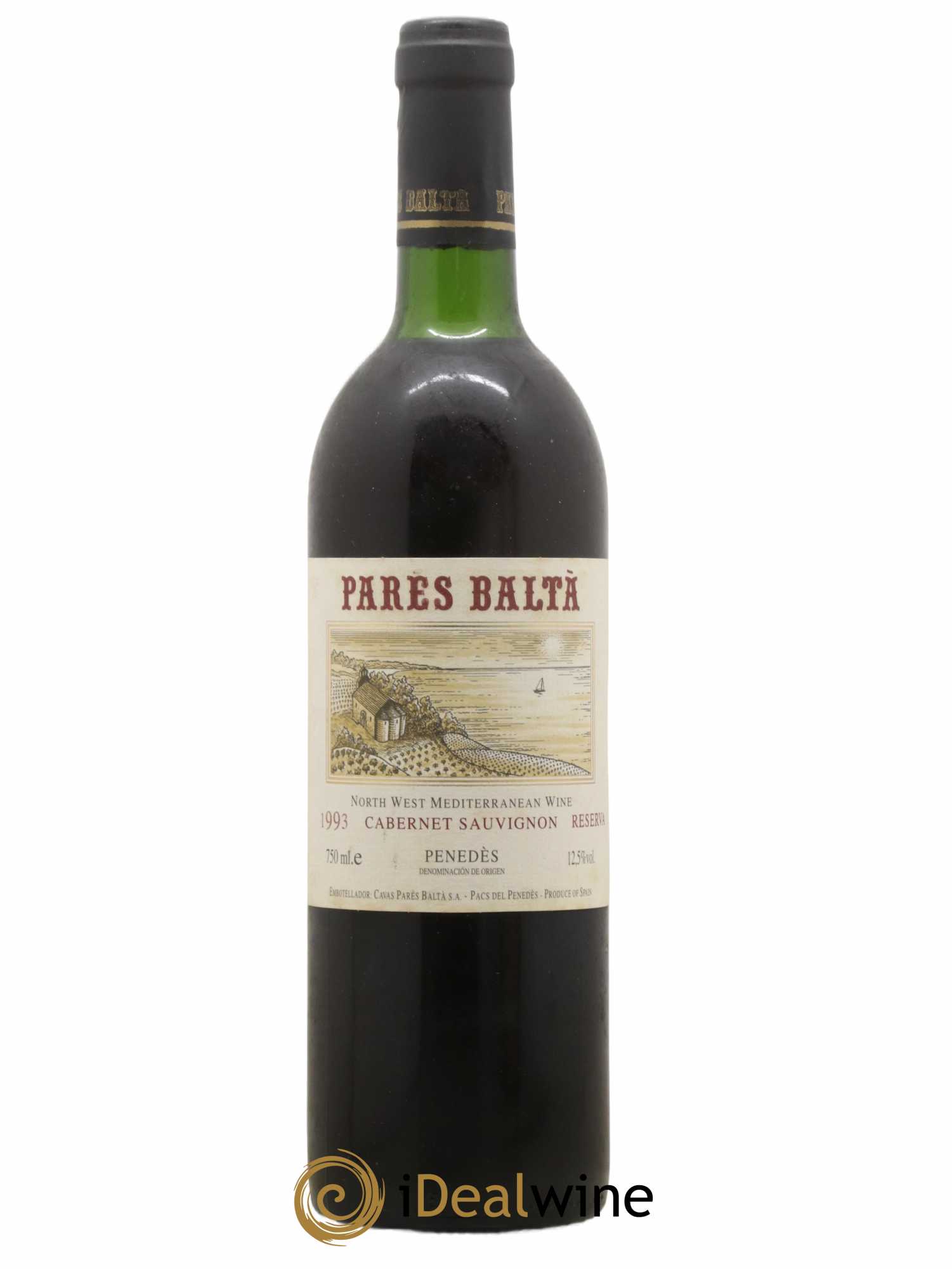 Penedes Cabernet Sauvignon Reserva Pares Balta 1993 - Lot de 1 bouteille - 0