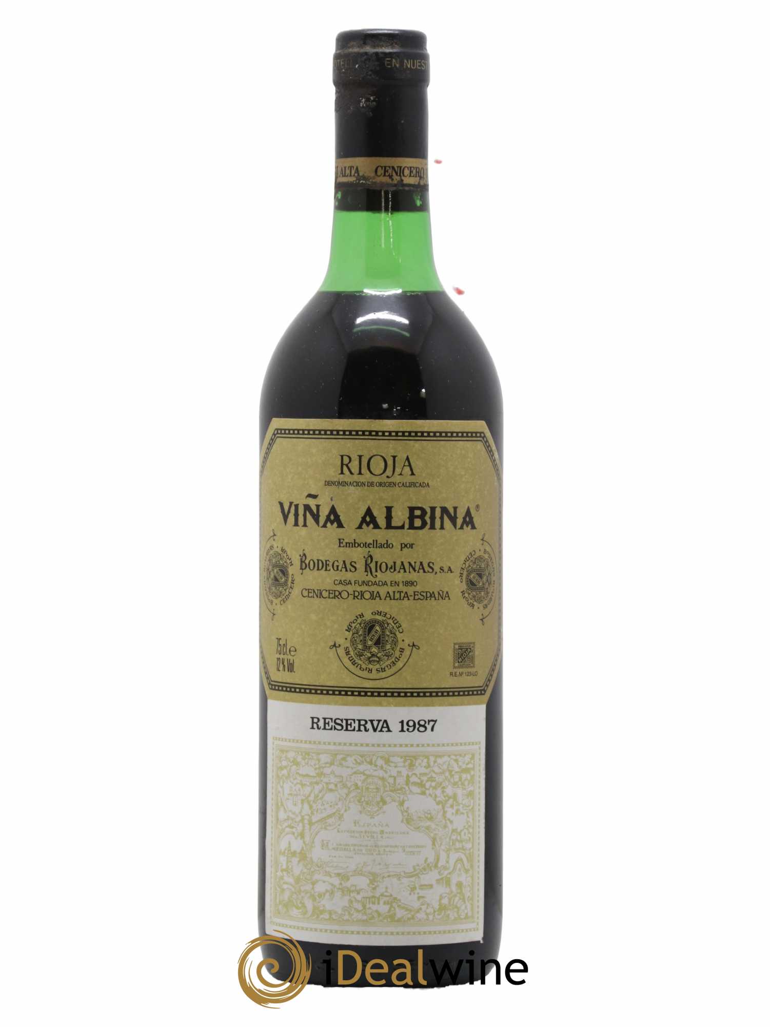 Rioja DOCA Vina Albina Reserva Riojanas 1987 - Lot of 1 bottle - 0