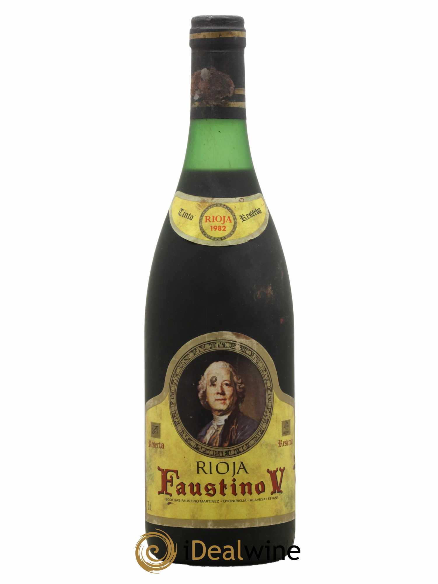 Rioja DOCA Faustino V Reserva Faustino 1982 - Lot de 1 bouteille - 0